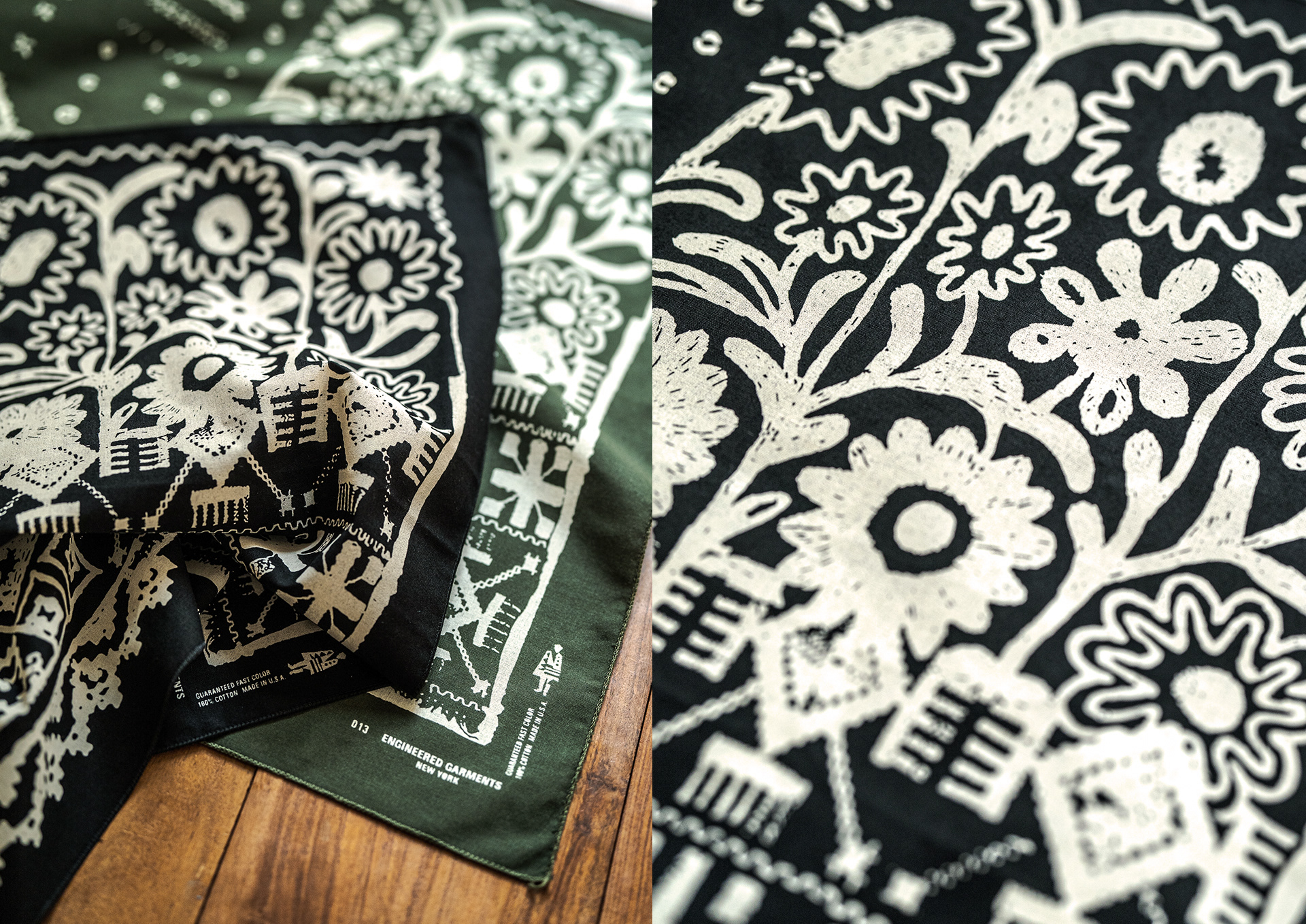 Manabu Gaku Inada. GAKU x ENGINEERED GARMENTS SS23: Bandana Print Art Collaborations, Spring Summer 2023