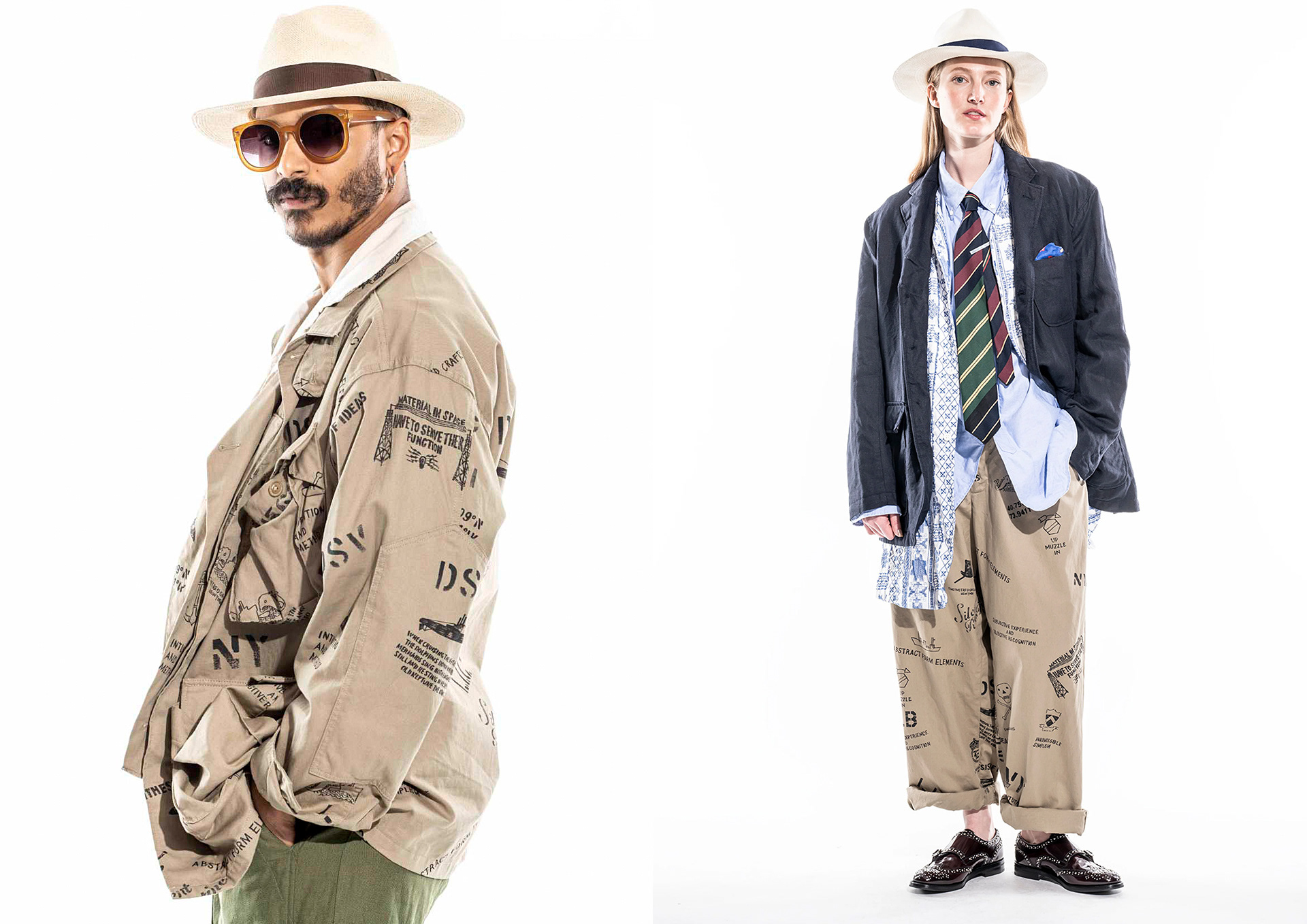 GAKU x ENGINEERED GARMENTS SS24: Textile Arts