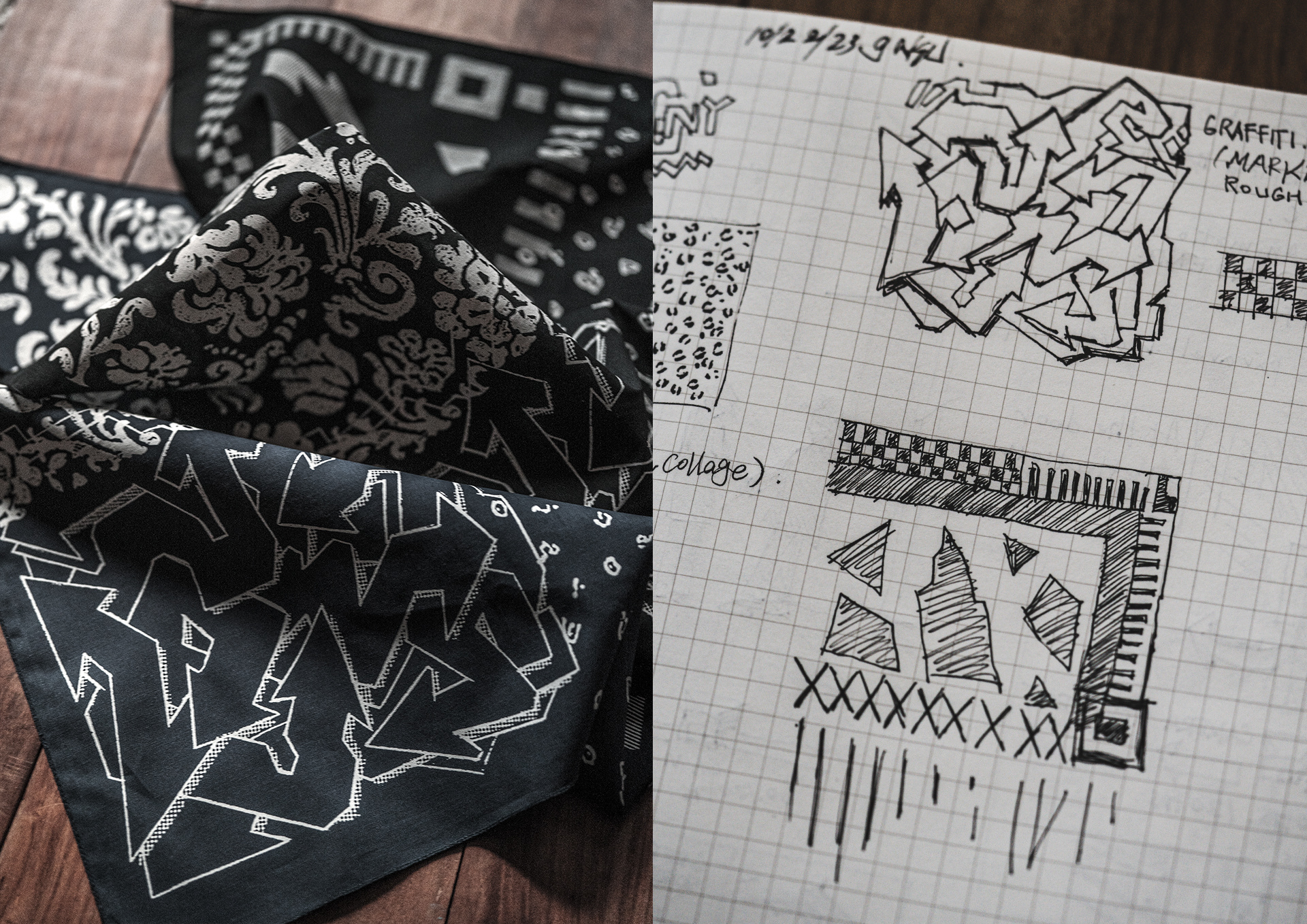 GAKU x ENGINEERED GARMENTS FW2024: Bandana Print Art Collaborations, Fall Winter 2024
