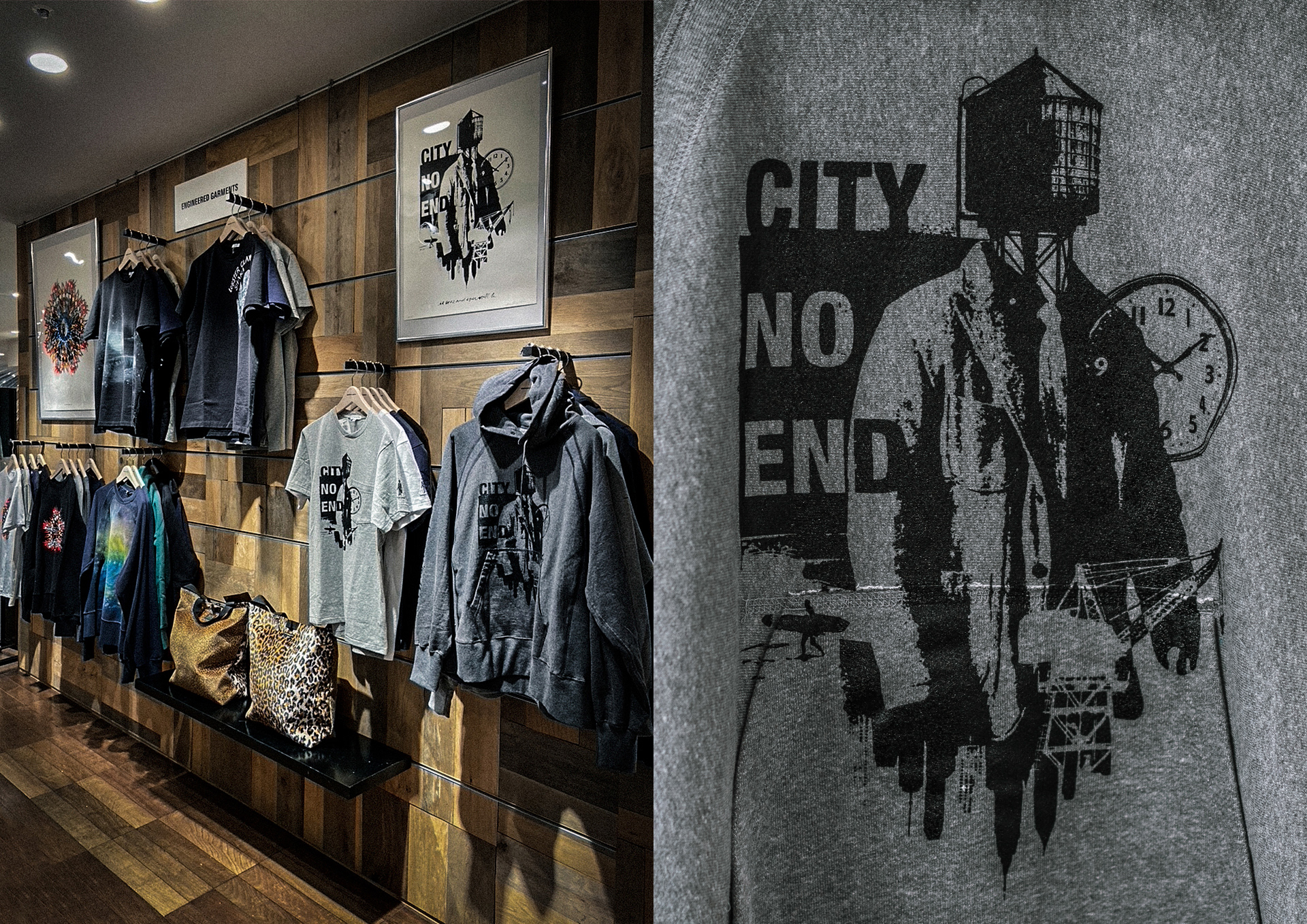 Manabu Gaku Inada. CITY NO END: The art for Engineered Garments Capsule