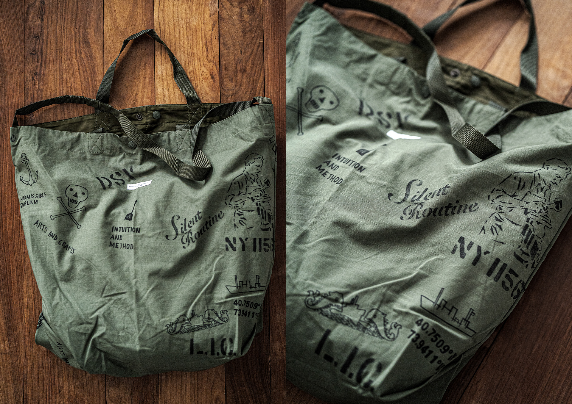 GAKU x ENGINEERED GARMENTS SS24: Textile Arts
