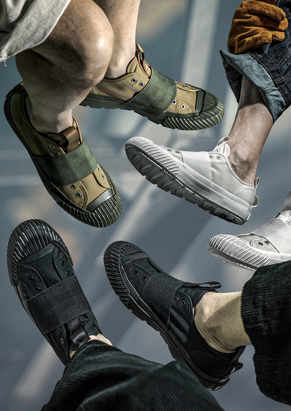 ENGINEERED GARMENTS x P.F. FLYERS Visuals Exclusive Collaboration Artworks: Spring/Summer 2026 by Manabu Gaku Inada