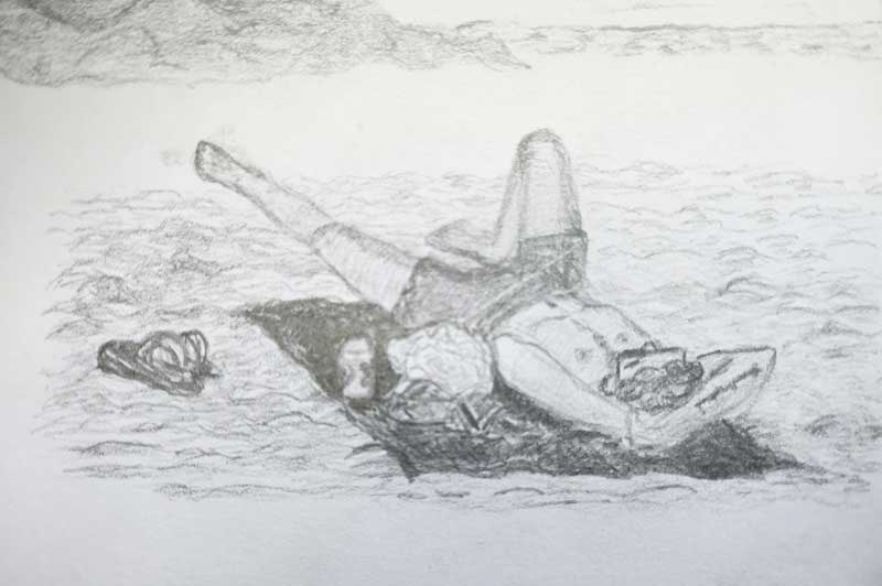 Men on the Beach