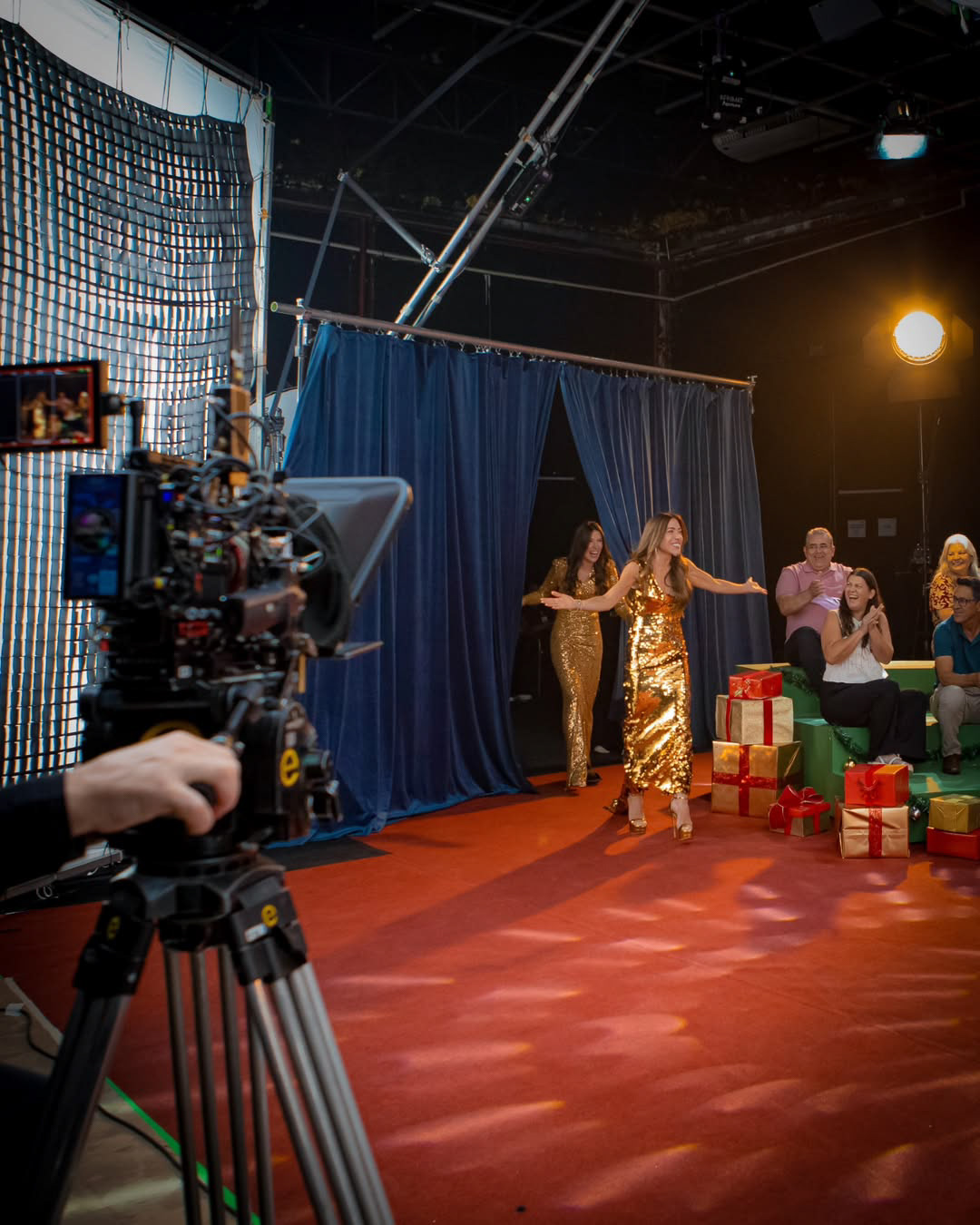 Patricia e Rebeca Abravanel no backstage da gravação da campanha (Fotos: Gabriel Cardoso)