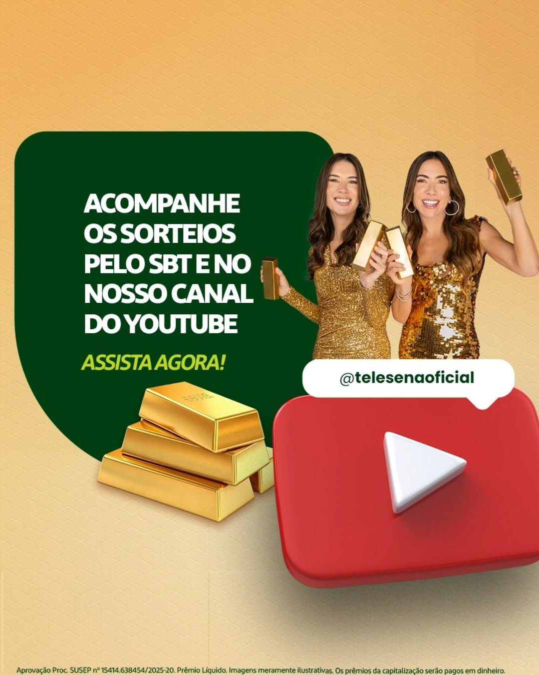 Patricia e Rebeca Abravanel na arte de divulgação da campanha (Fotos: Gabriel Cardoso)