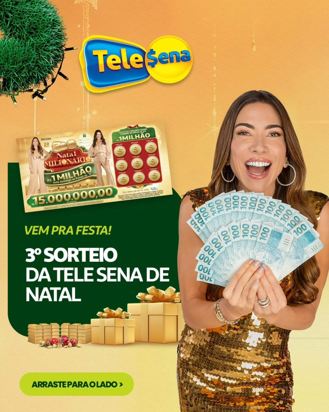 Patricia Abravanel na arte de divulgação da campanha (Fotos: Gabriel Cardoso)