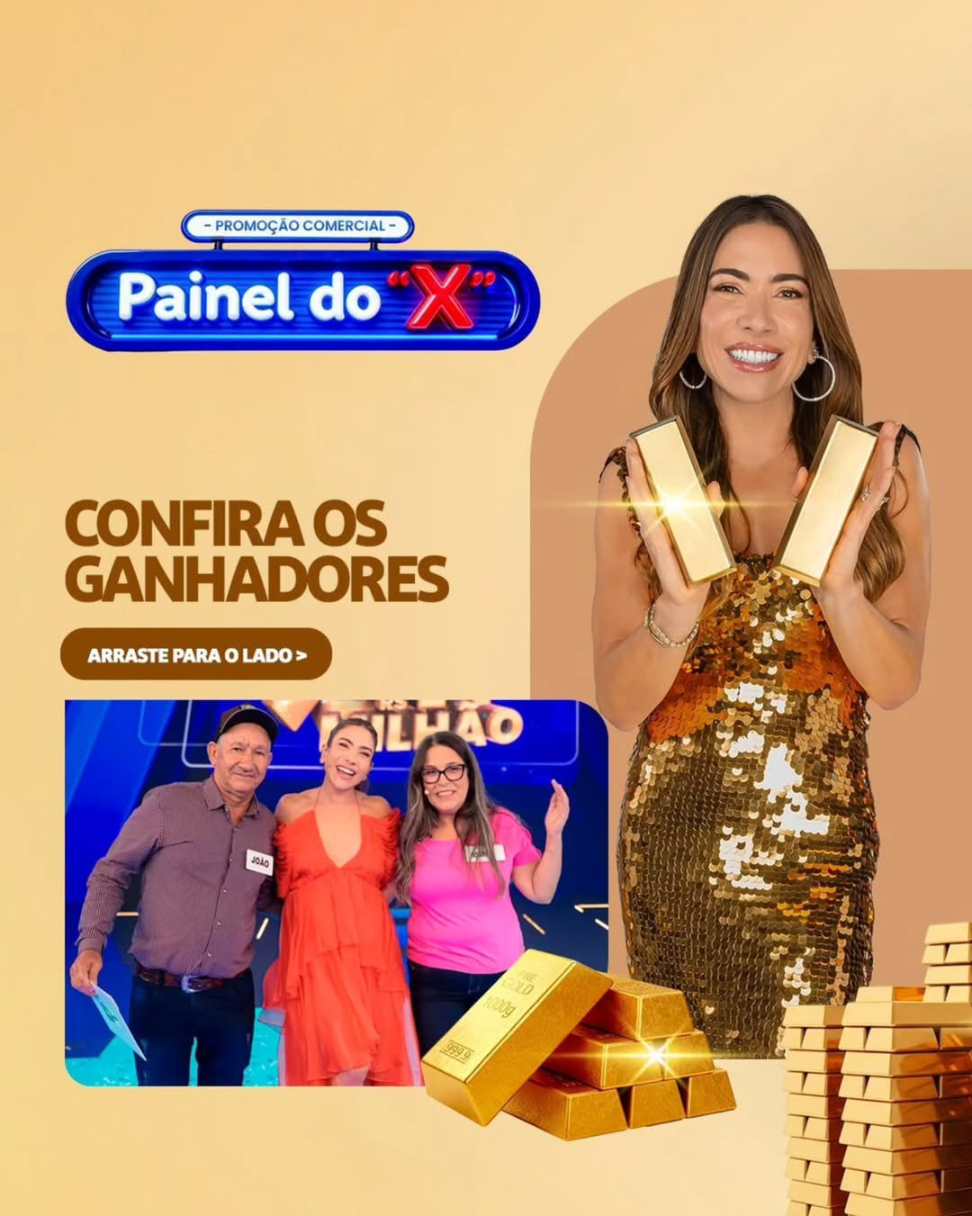 Patricia Abravanel na arte de divulgação da campanha (Fotos: Gabriel Cardoso)