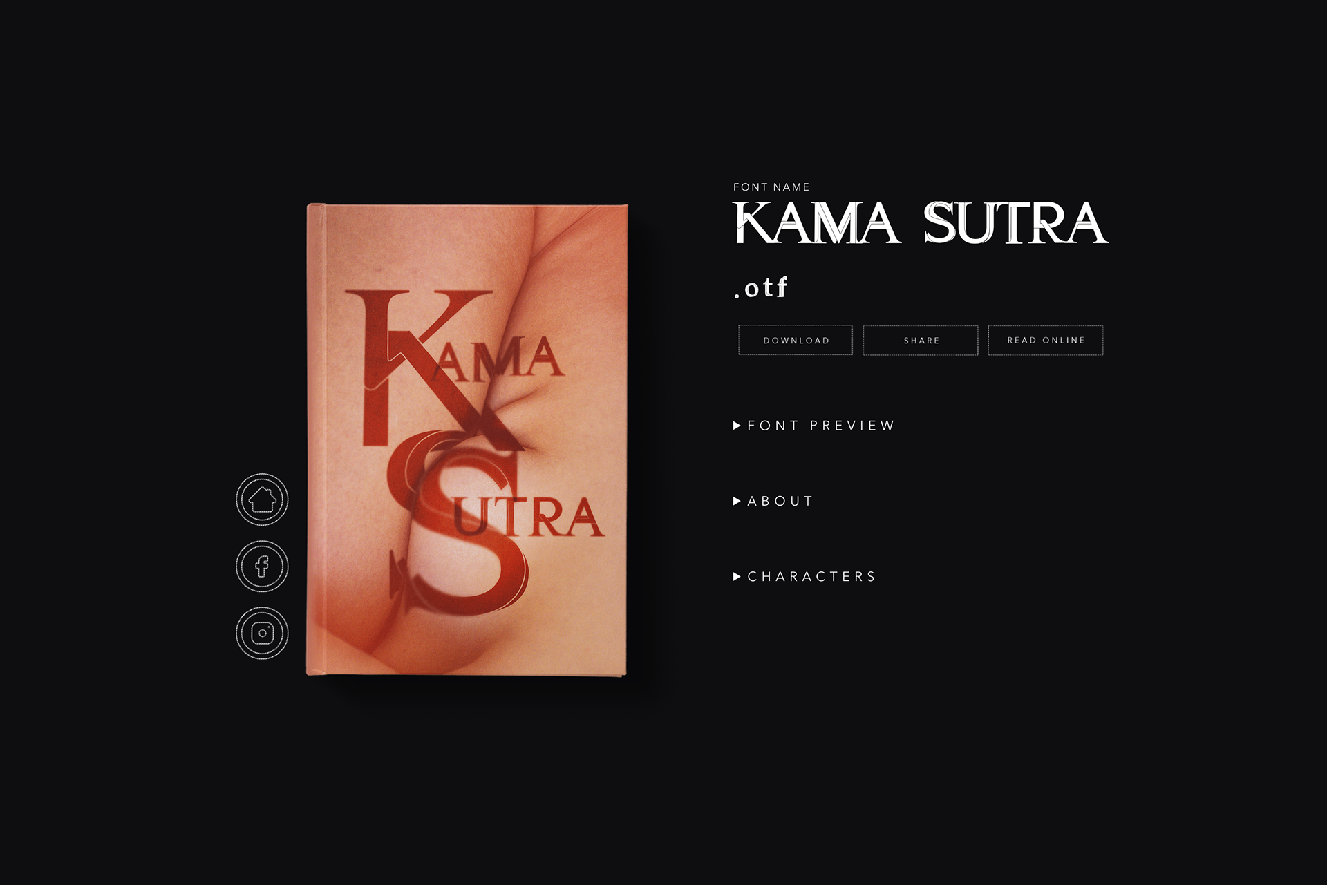 Ali Silao - Kamasutra Typeface