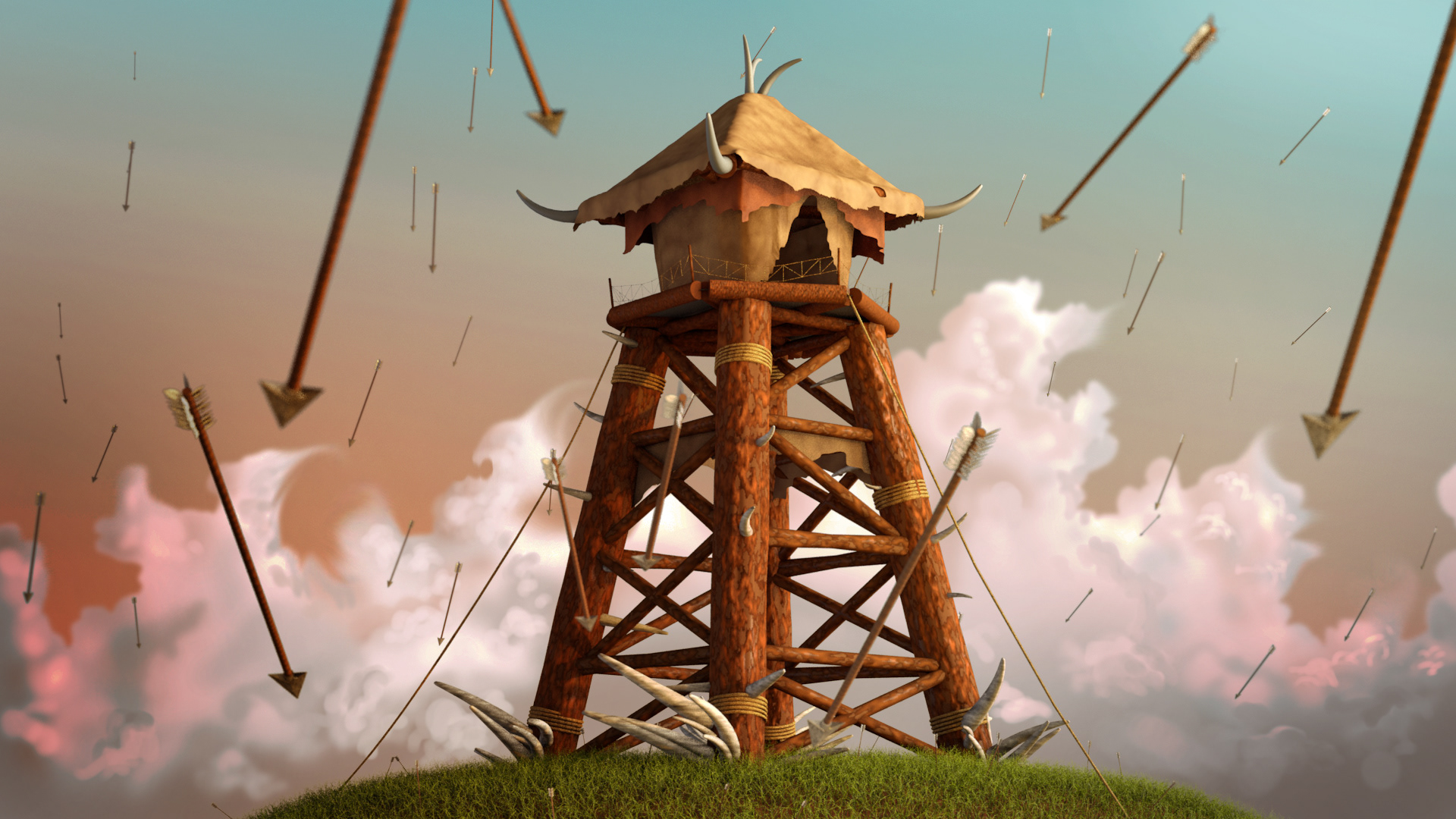 3D modelling and painting for a fun fantasy concept.