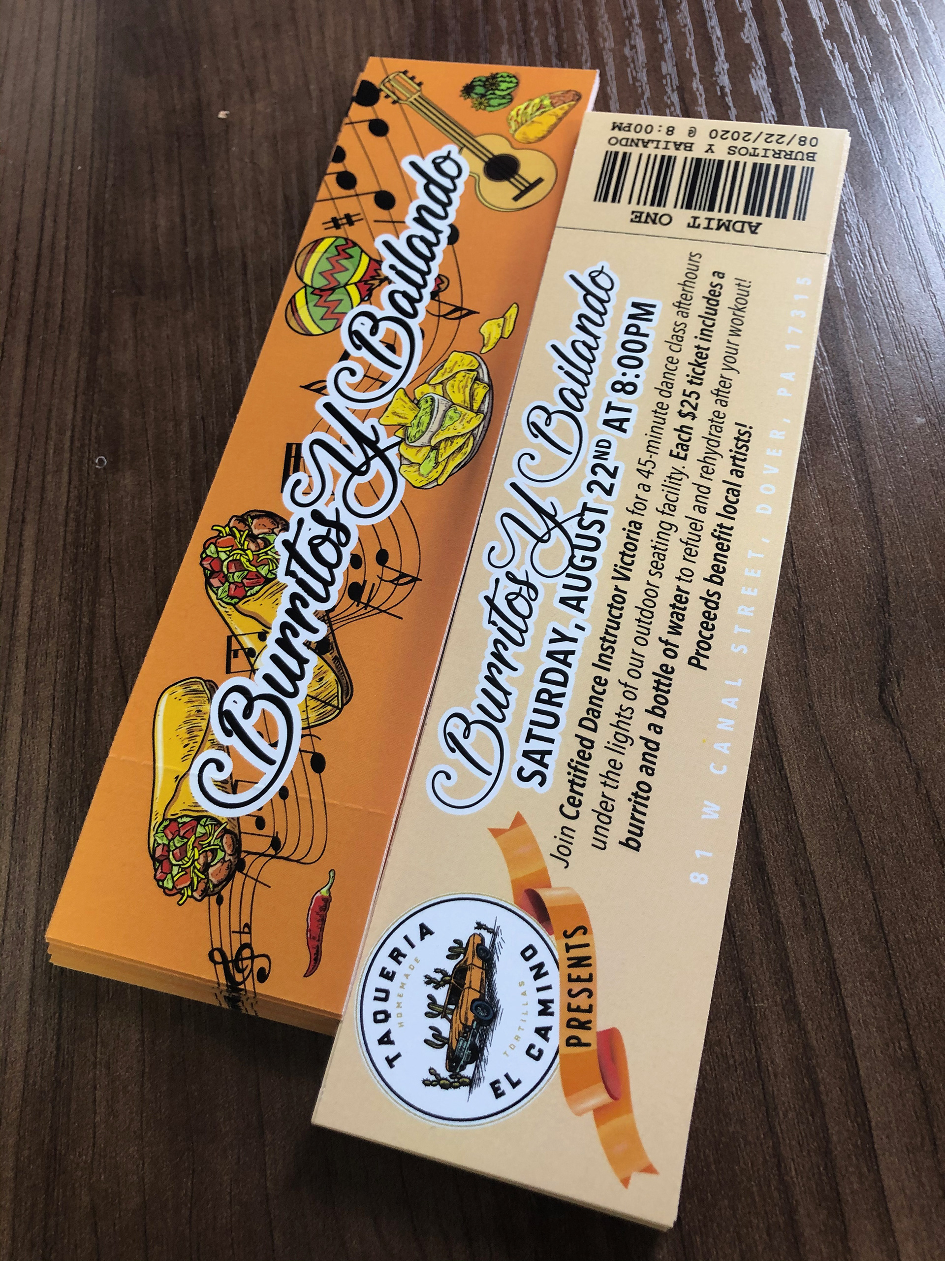 Perforated Event Tickets