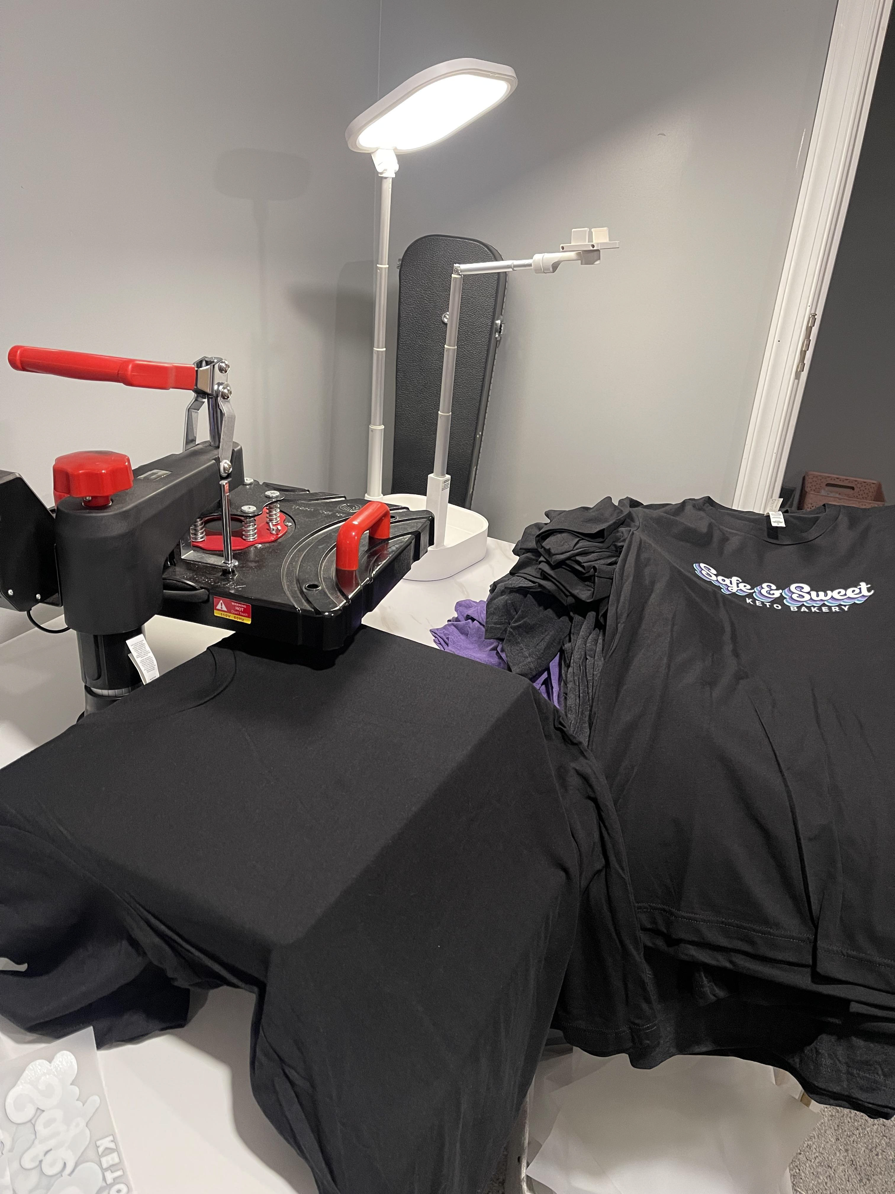 Safe & Sweet shirt pressing