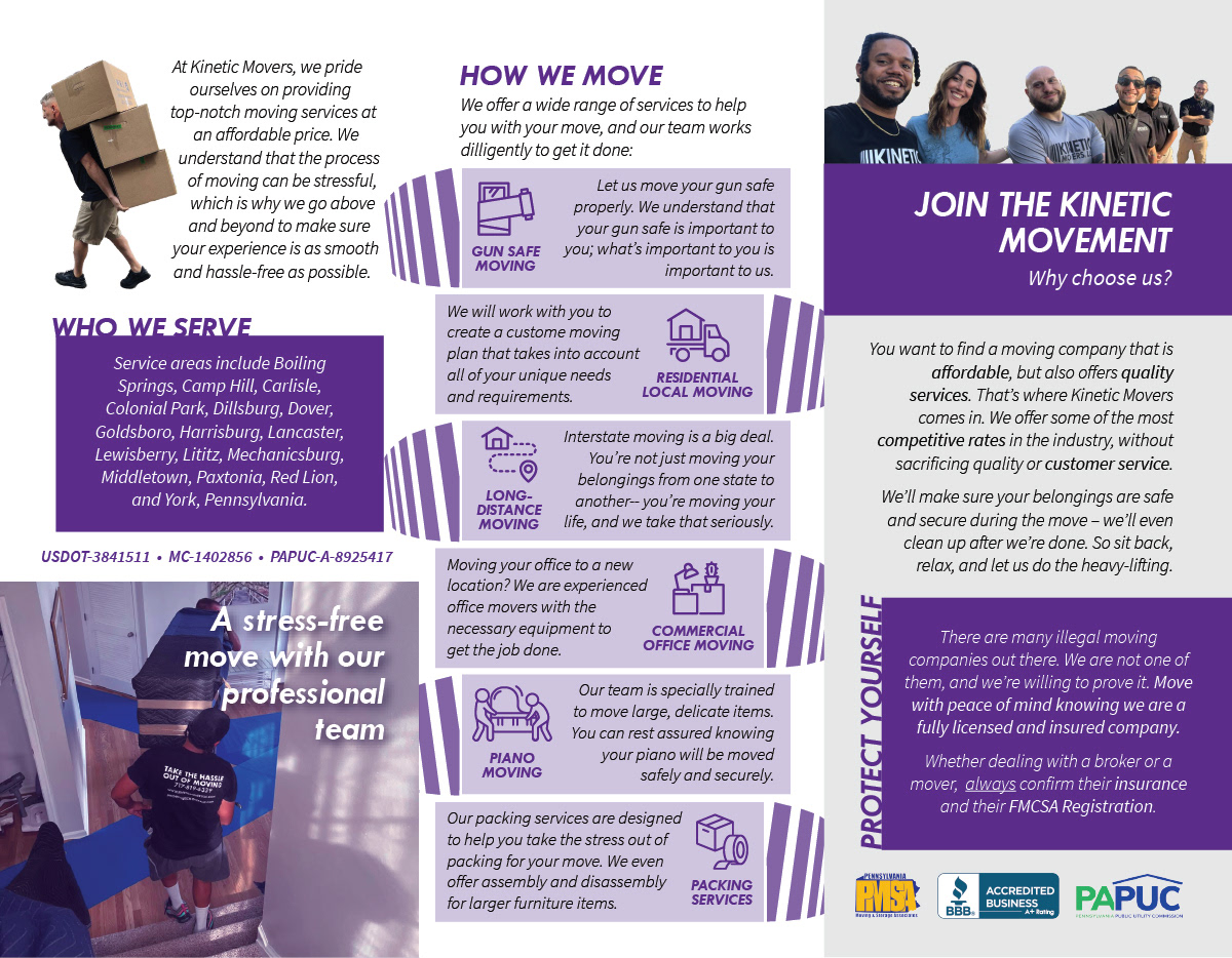 Trifold Brochure - Inside