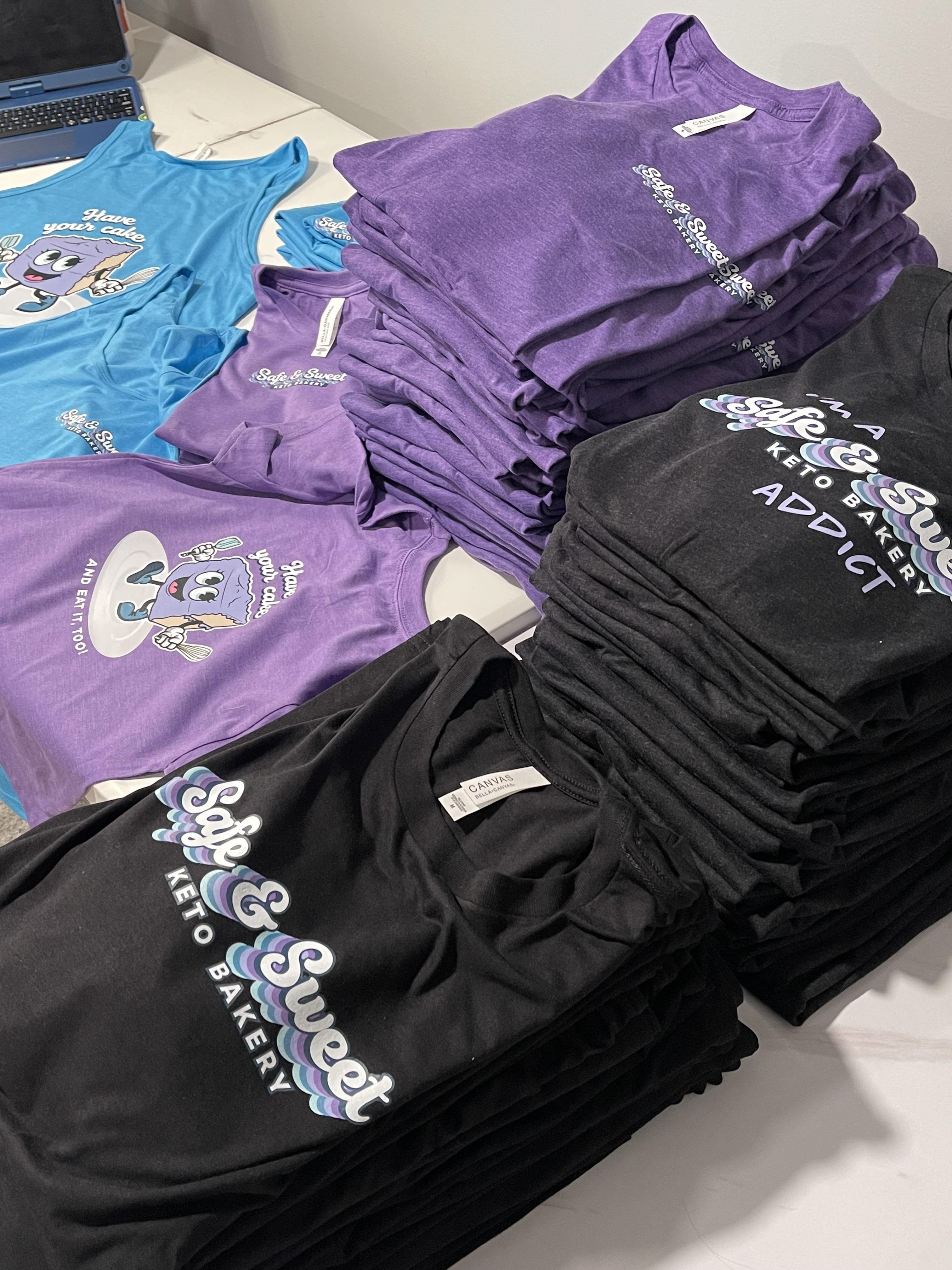 Safe & Sweet t-shirt order