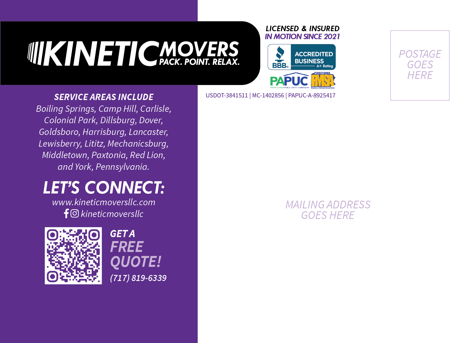 Post Card - Back