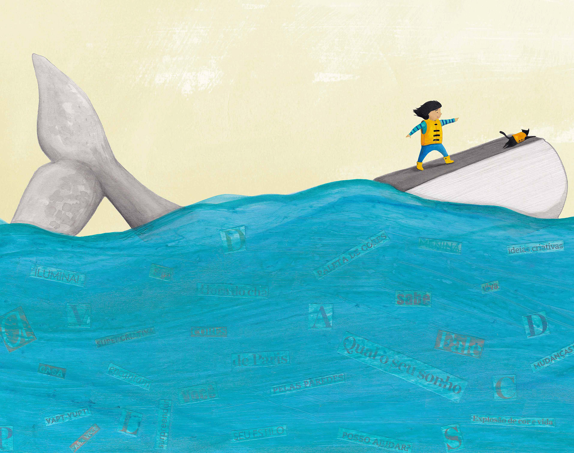 Livro Uma página do mundo | Ed. Melhoramentos | 2021 | Técnica Digital