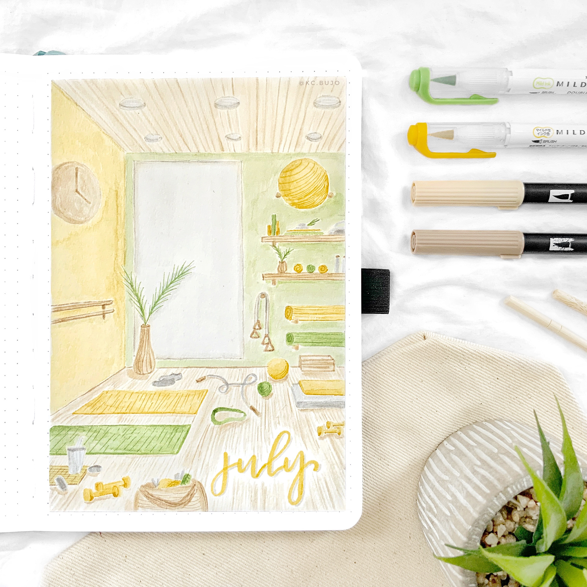 July Cover (Fitness Studio)