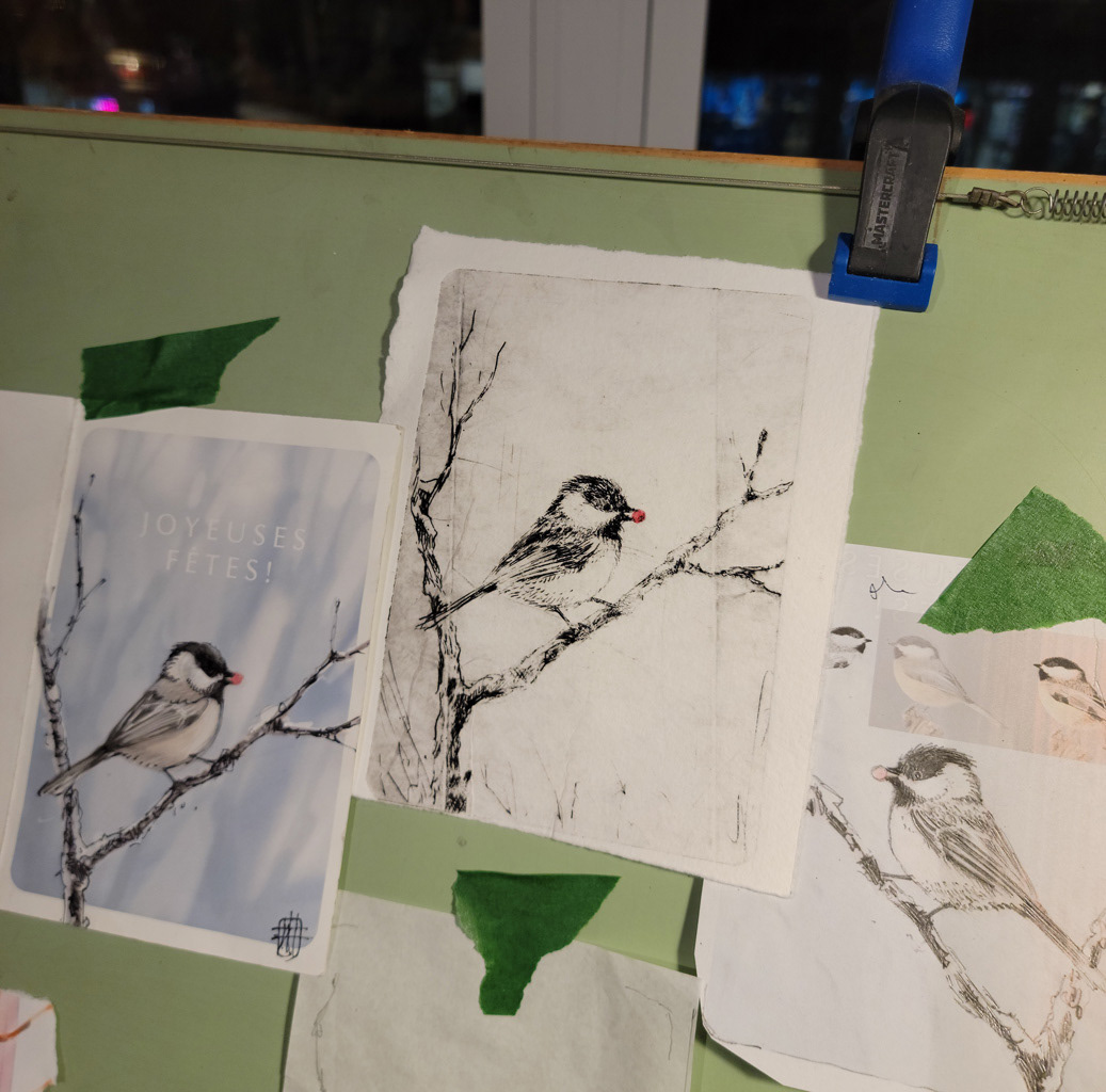 recherche... dessin numérique, graphite, gravure test