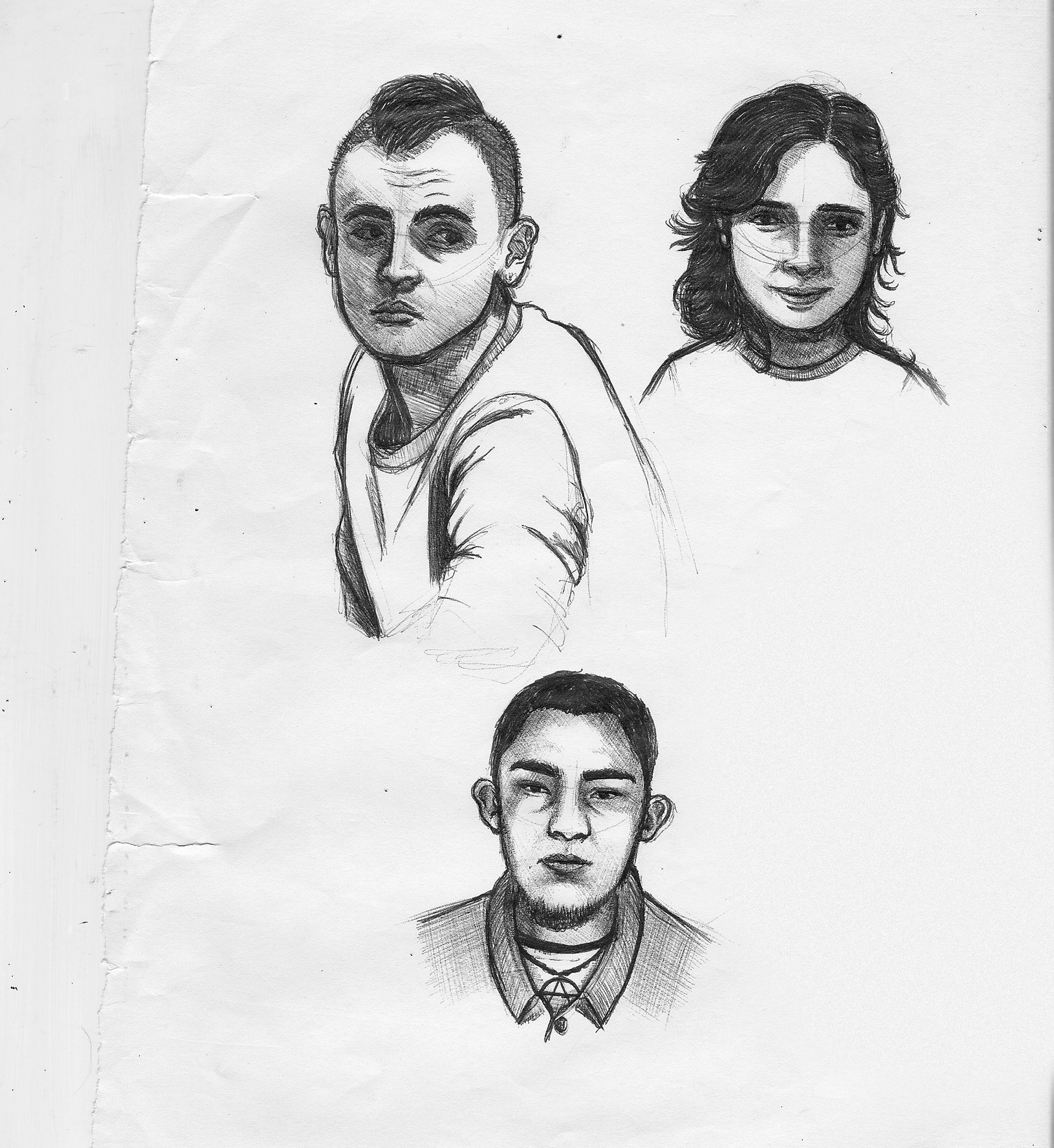 Retratos de las personas sobre los que están construidos los casos