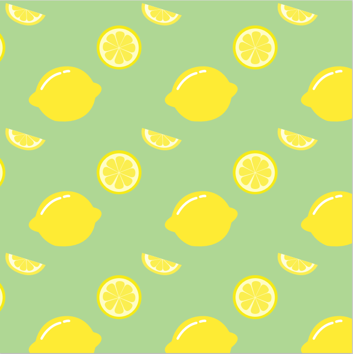 Lemon pattern illustration