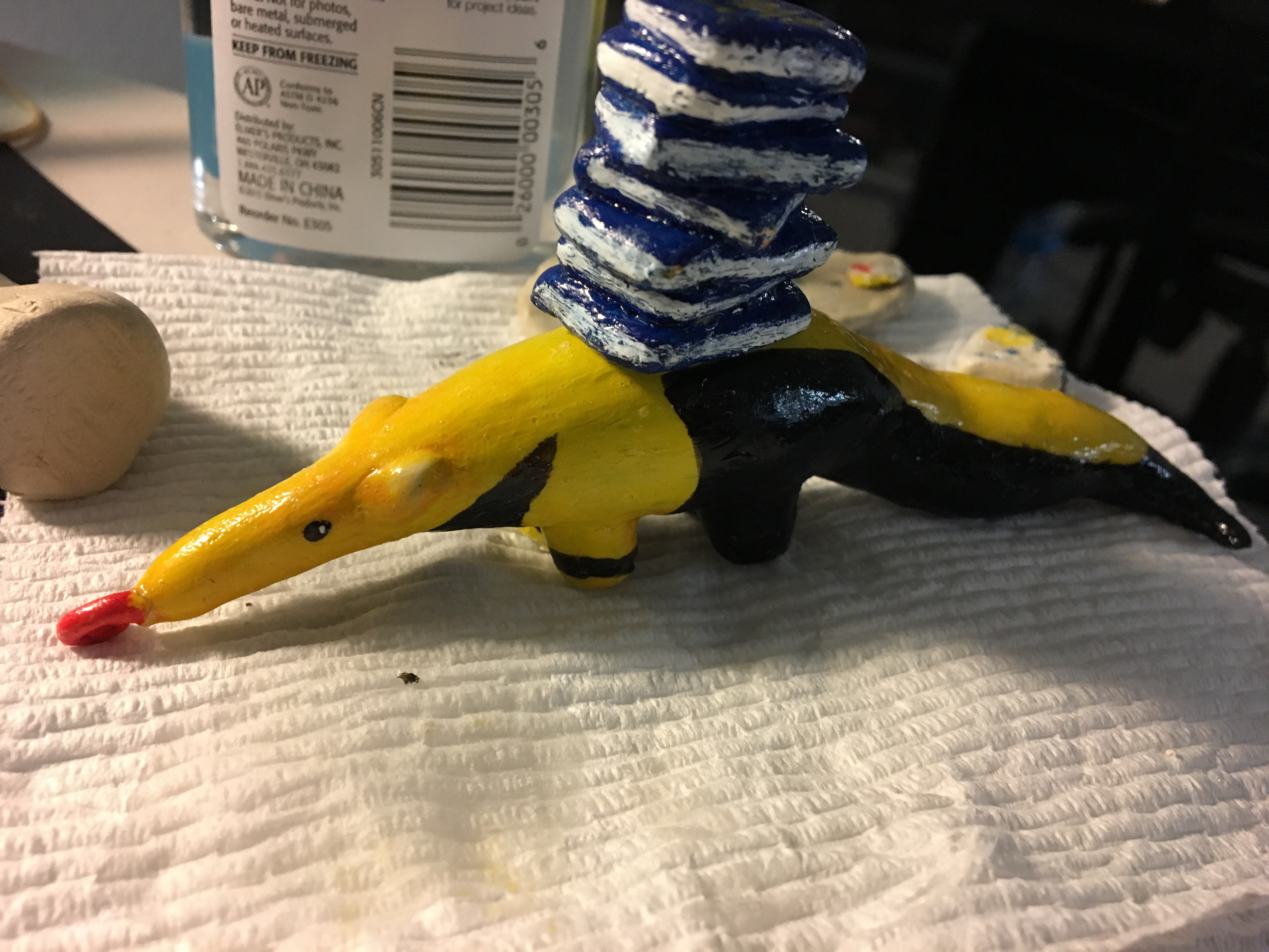 Air-Dry Clay with Acrylic