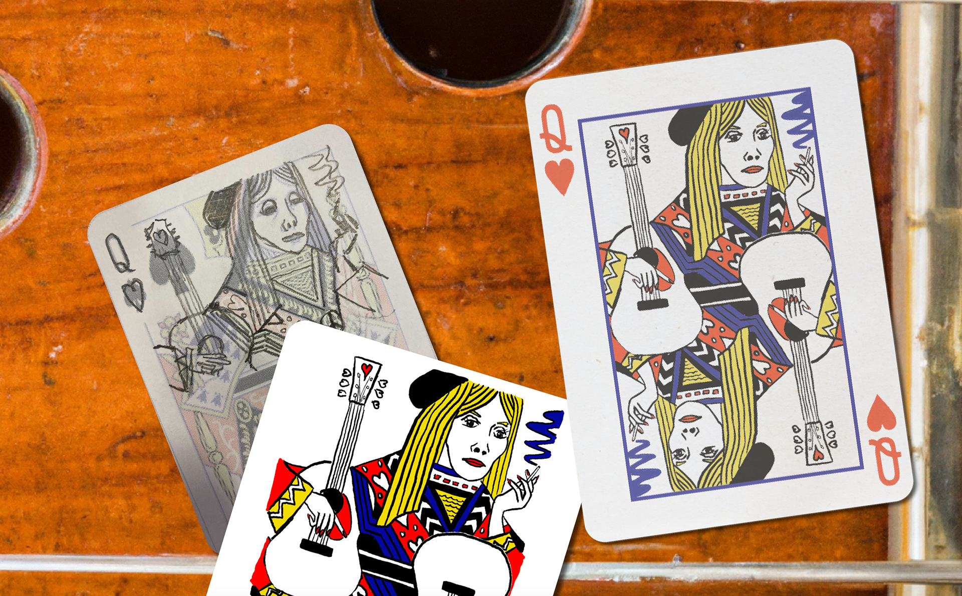 Playing card development
