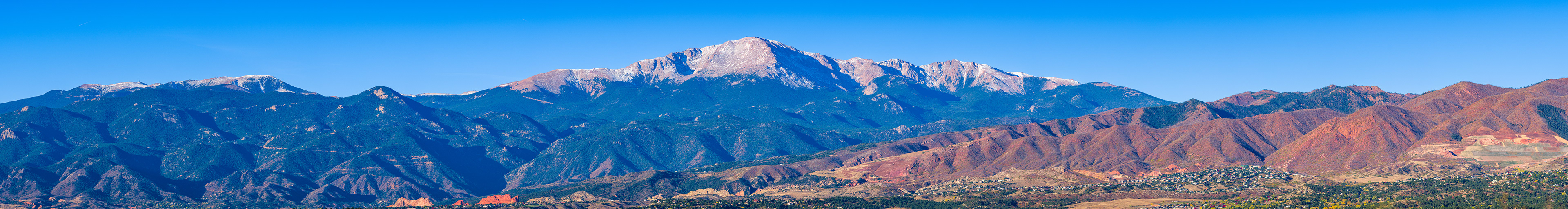 Pike's Peak panorama - Colorado Springs, CO