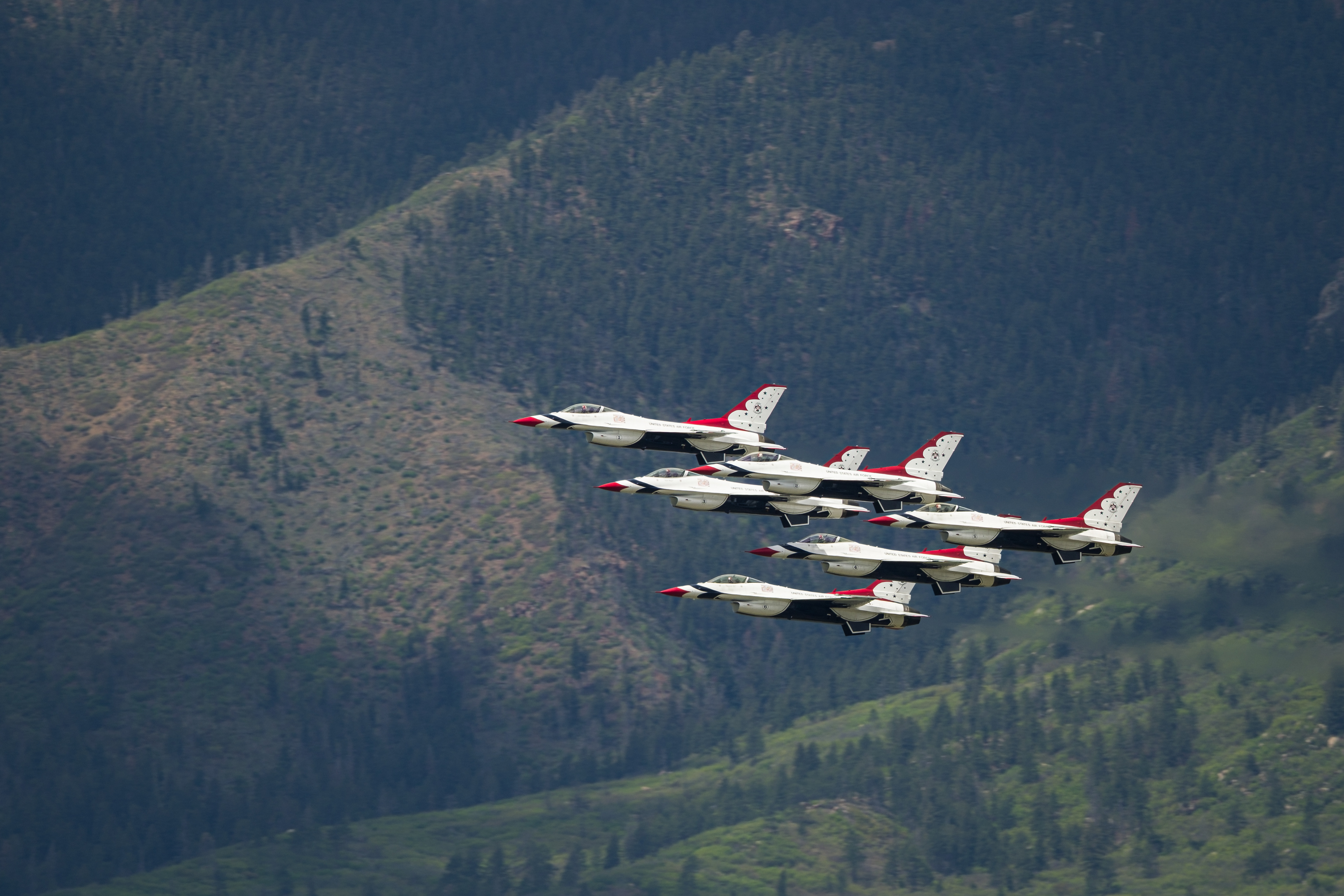 USAF Thunderbirds, USAF Academy Graduation (practice), 2025