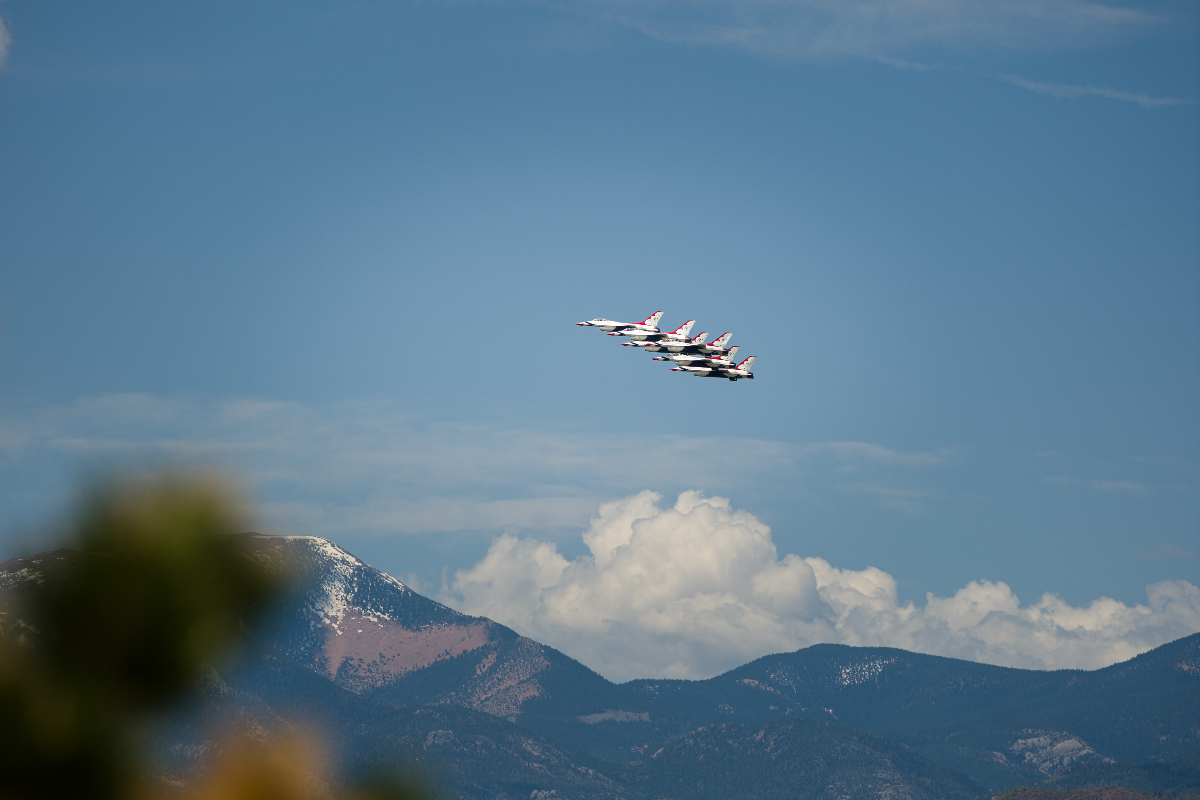 USAF Thunderbirds, USAF Academy Graduation (practice), 2025