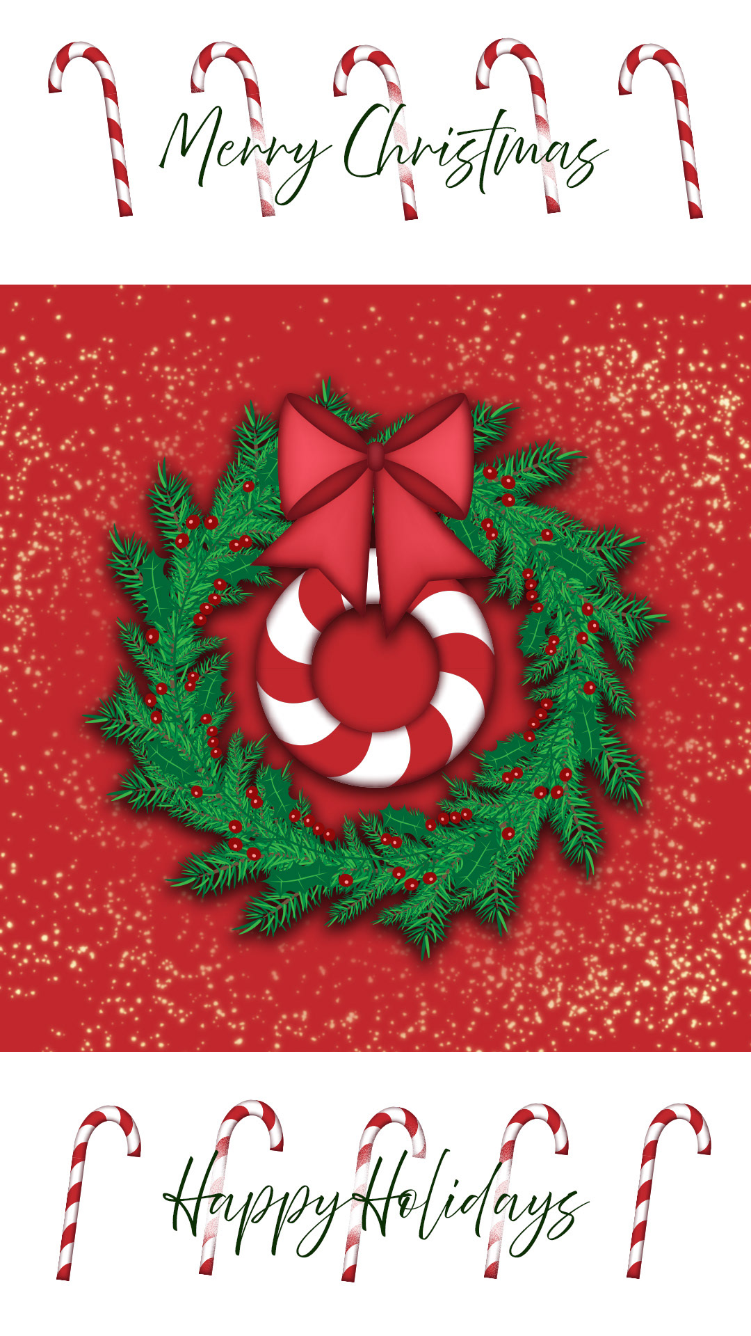 The letter O but make it festive