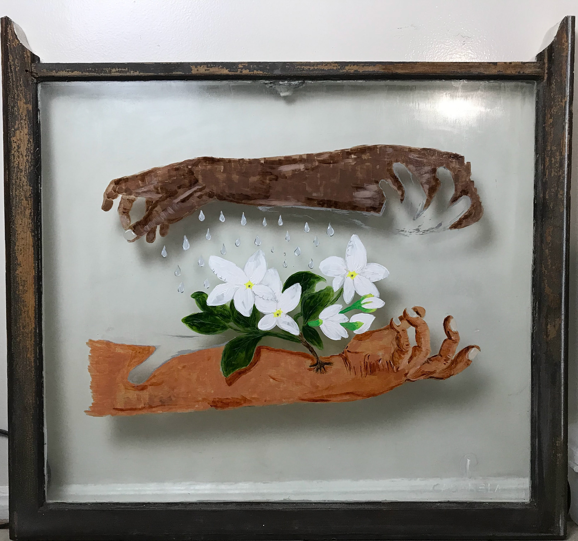 NOLI ME TANGERE, SUBALIT DATAPWAT (Touch Me Not, But, However) Acrylic on Plexiglass