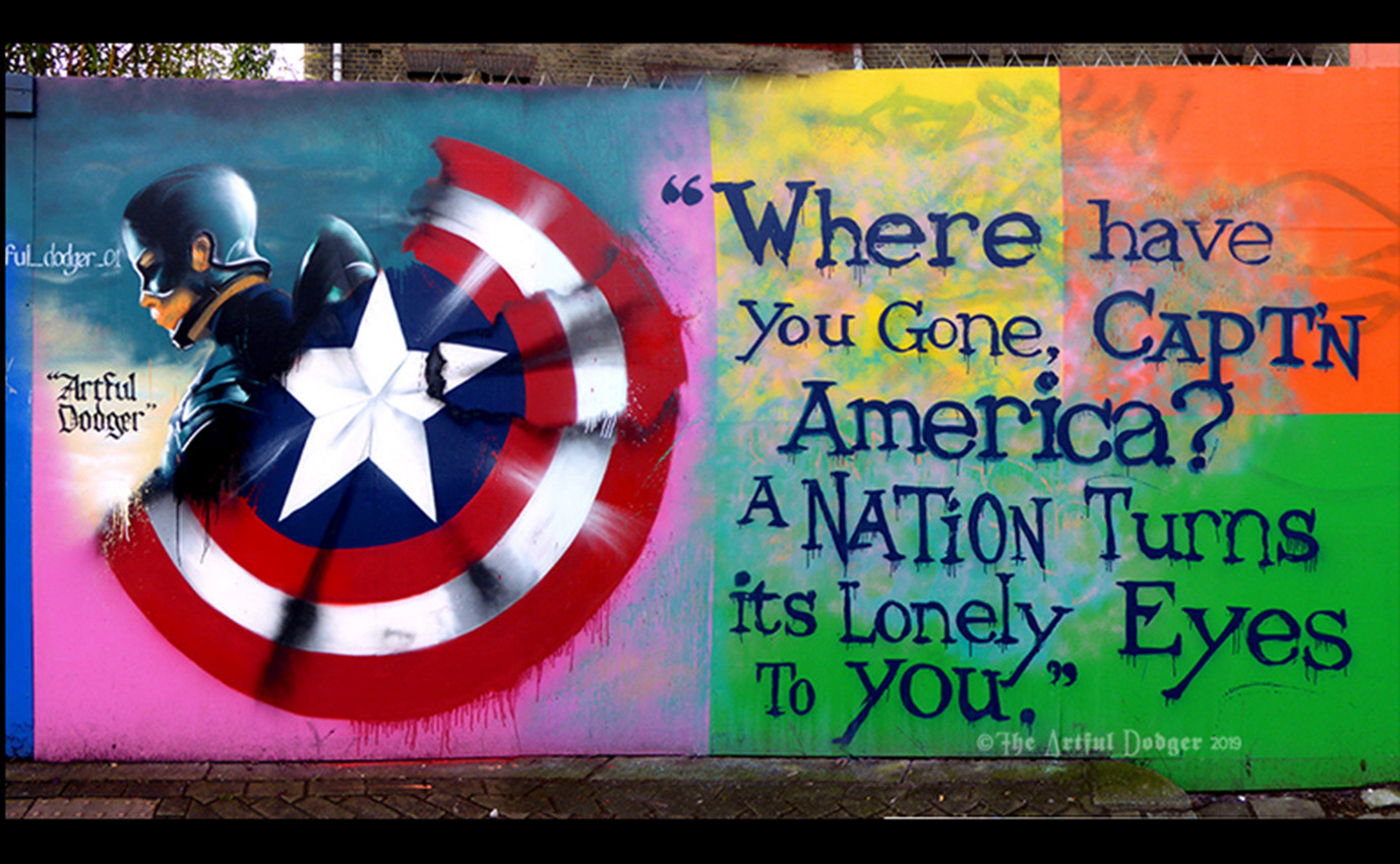 WHERE HAVE YOU GONE, CAPTAIN AMERICA?