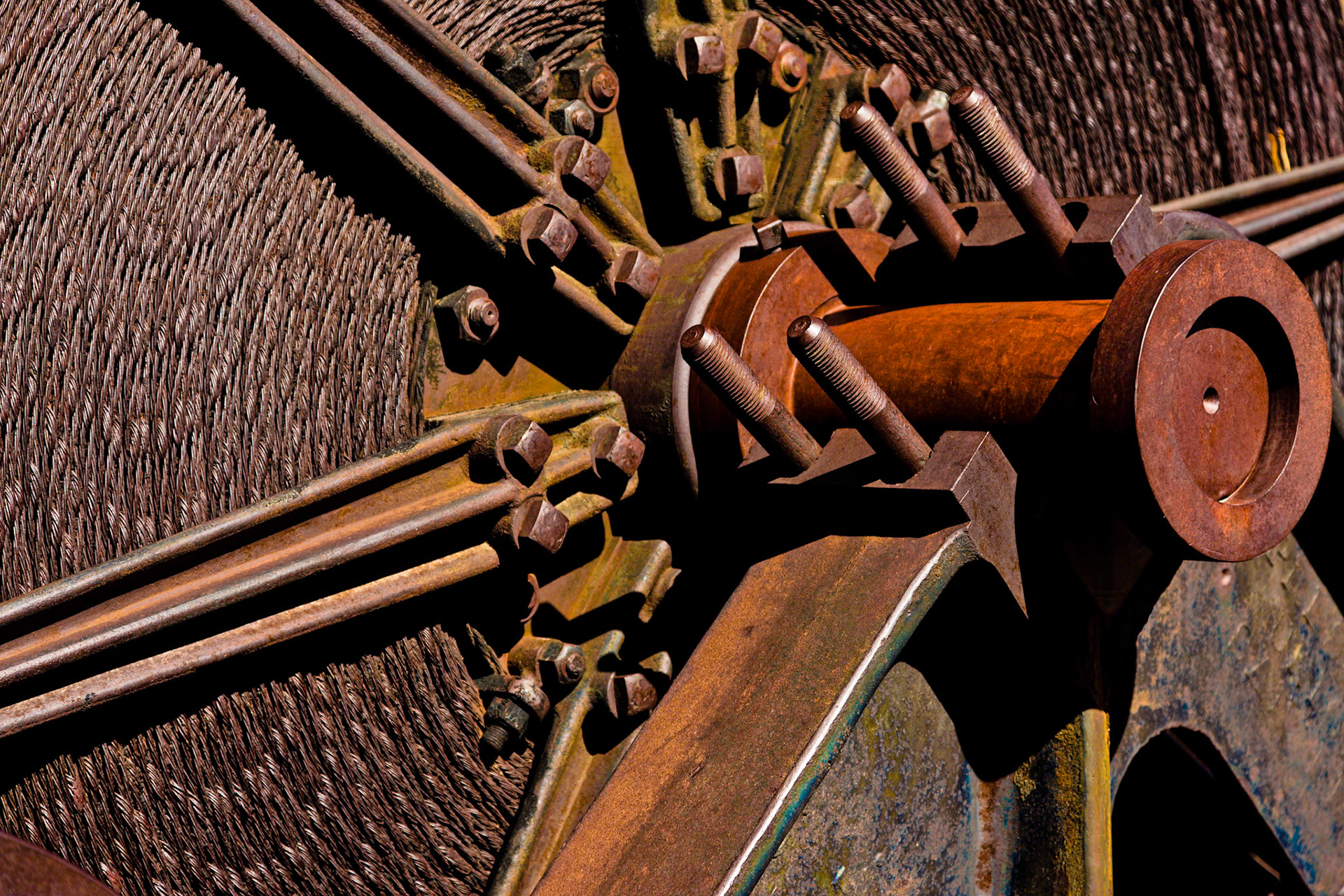 Old Mining Equipment in Bodie CA