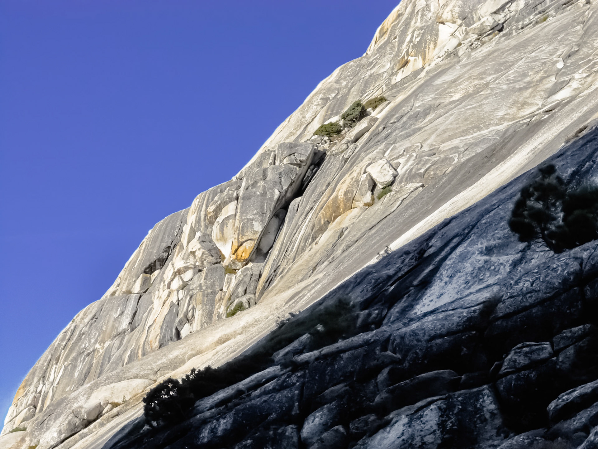 Morning Shadow on Polly Dome, Yosemite