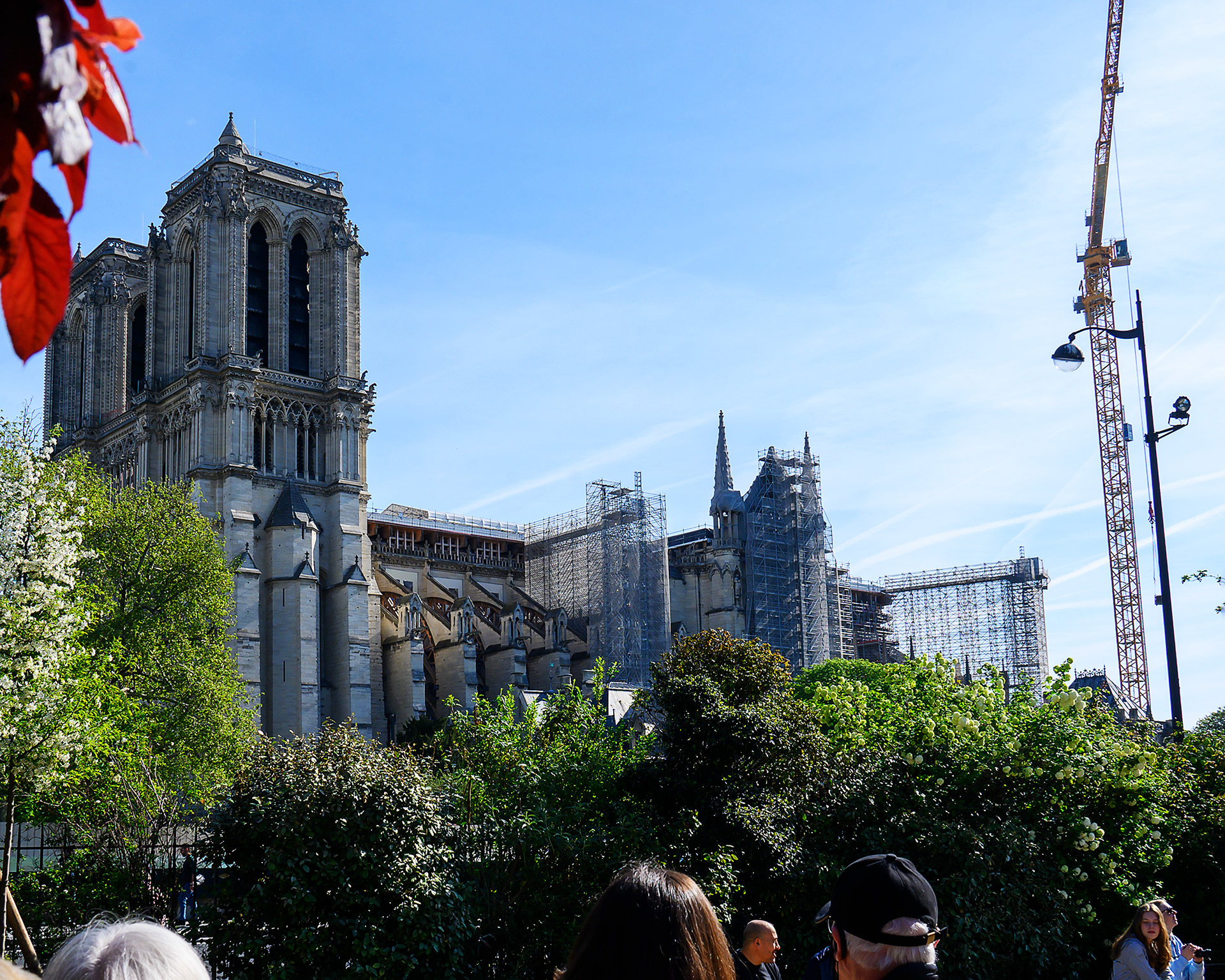 Notre Dame Under Construction