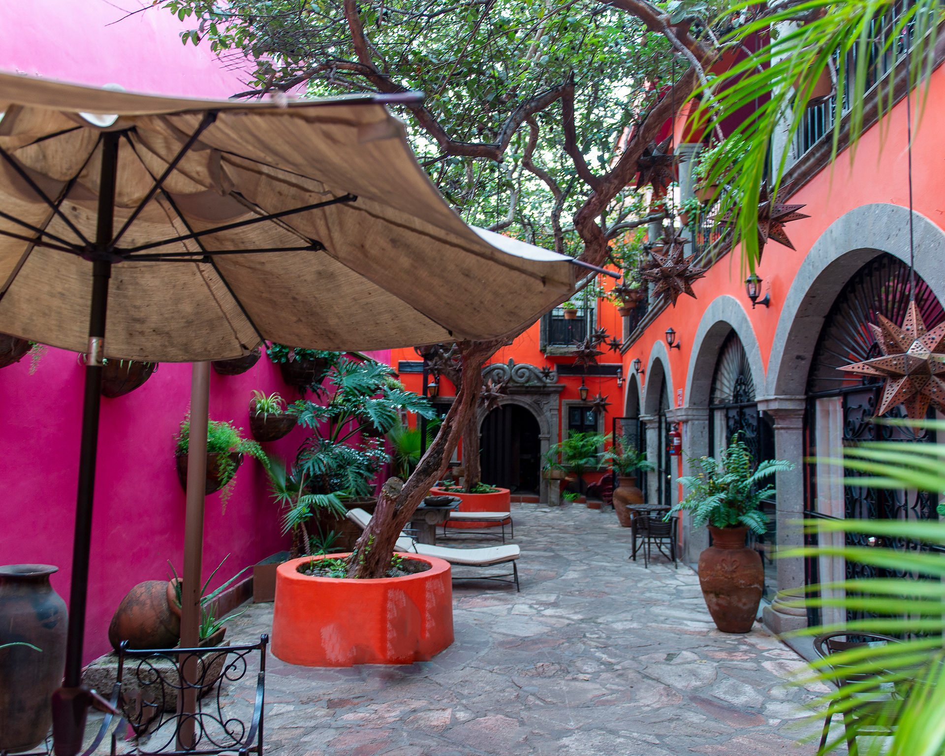 Courtyard in Guadalajara Hotel