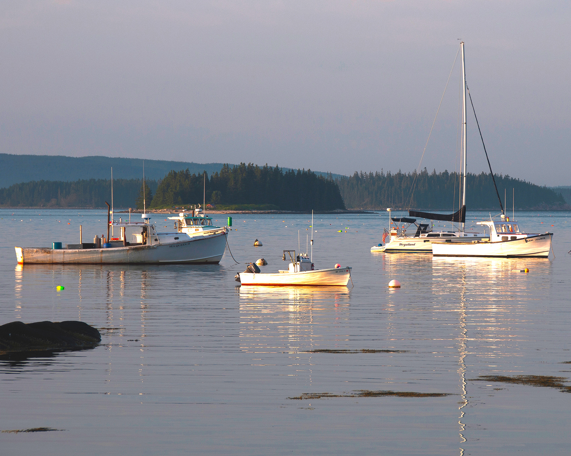 Boats in Stonington Maine