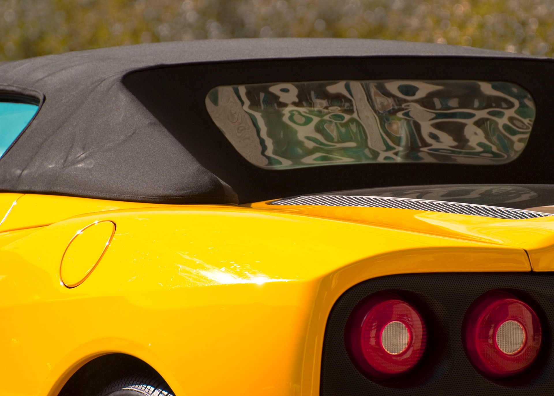 Yellow Convertible