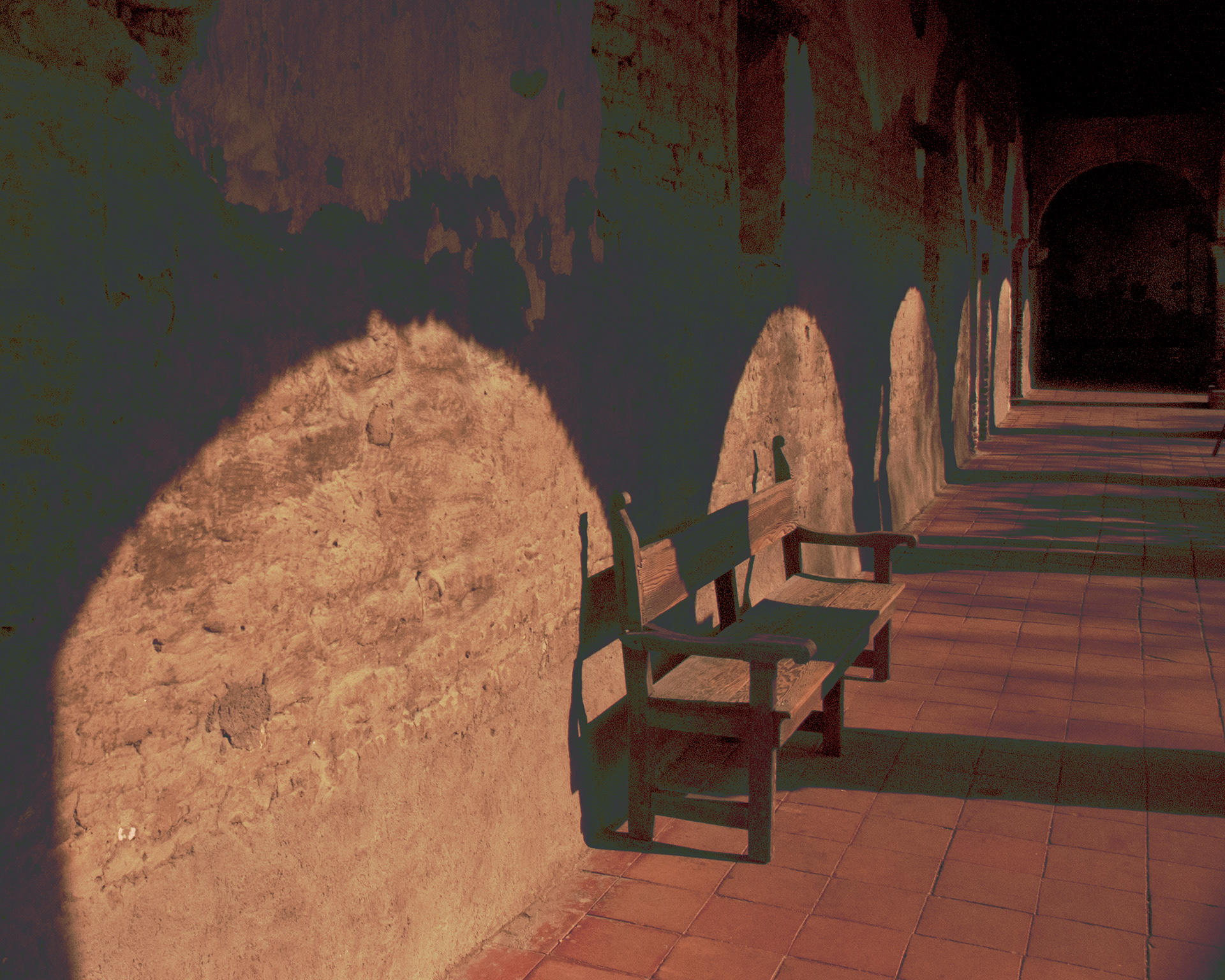 Corridor in San Juan de Capistrano
