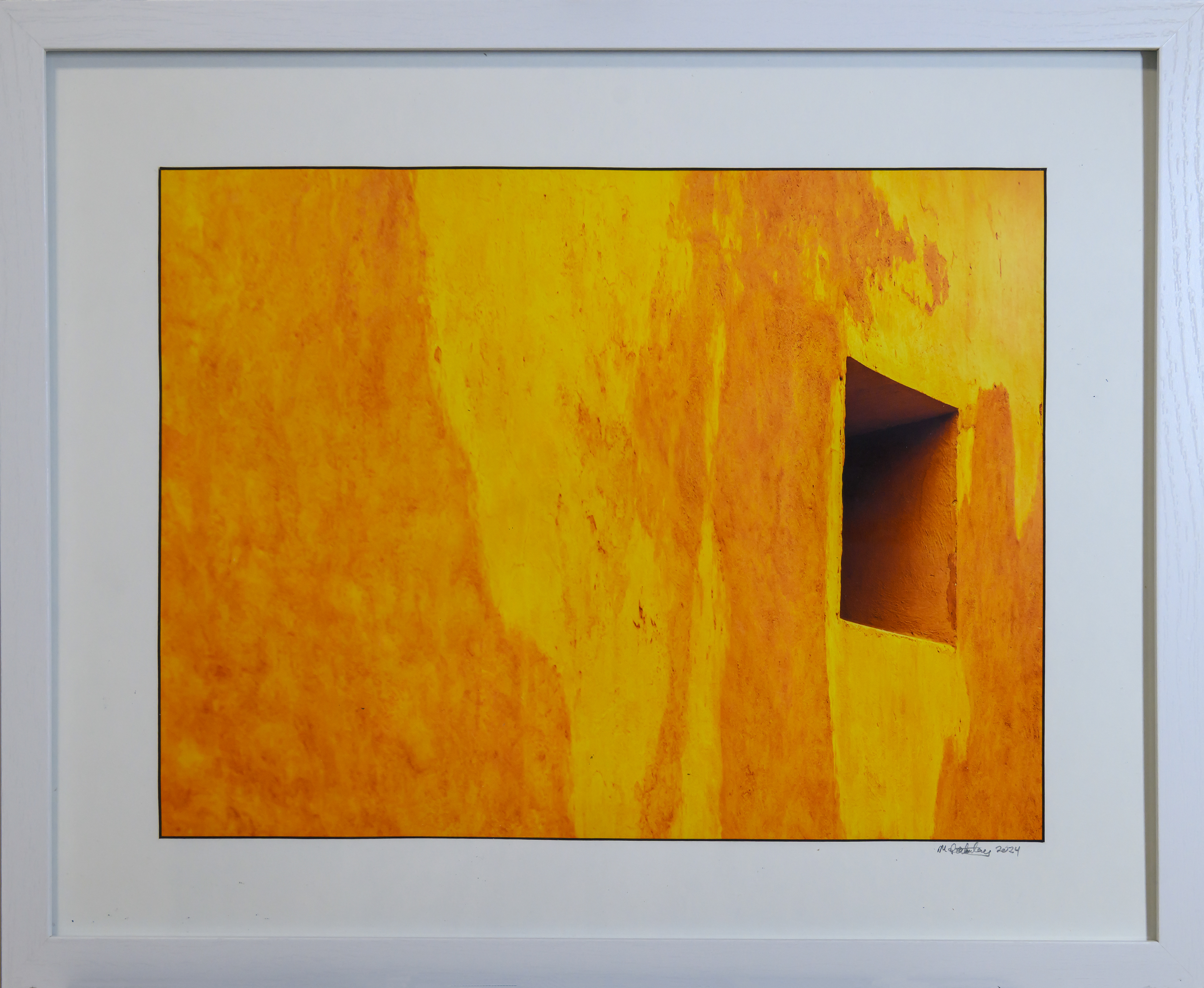 Window on Yellow Wall - San Miguel de Allende