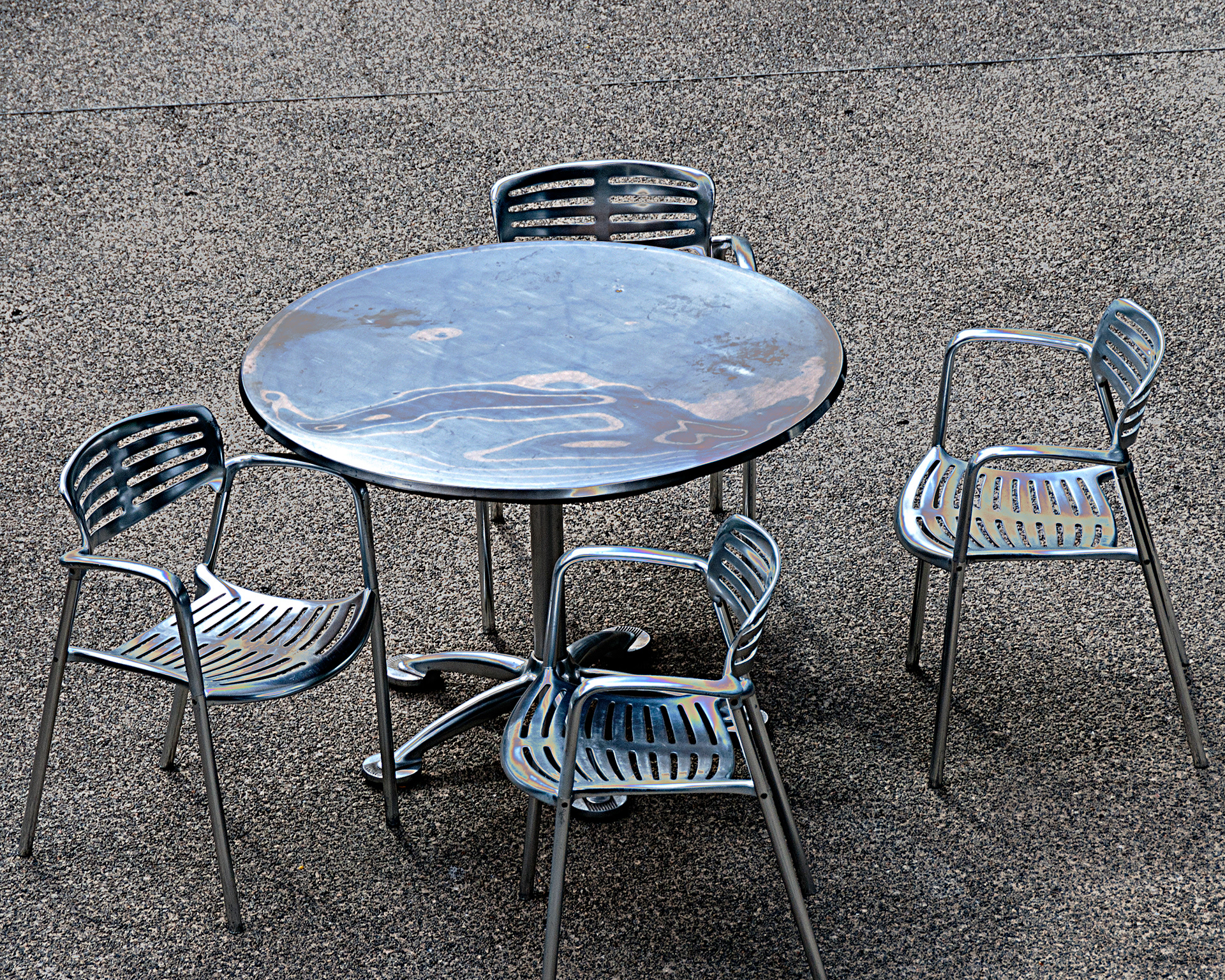 Metal Table and Chairs, Dallas