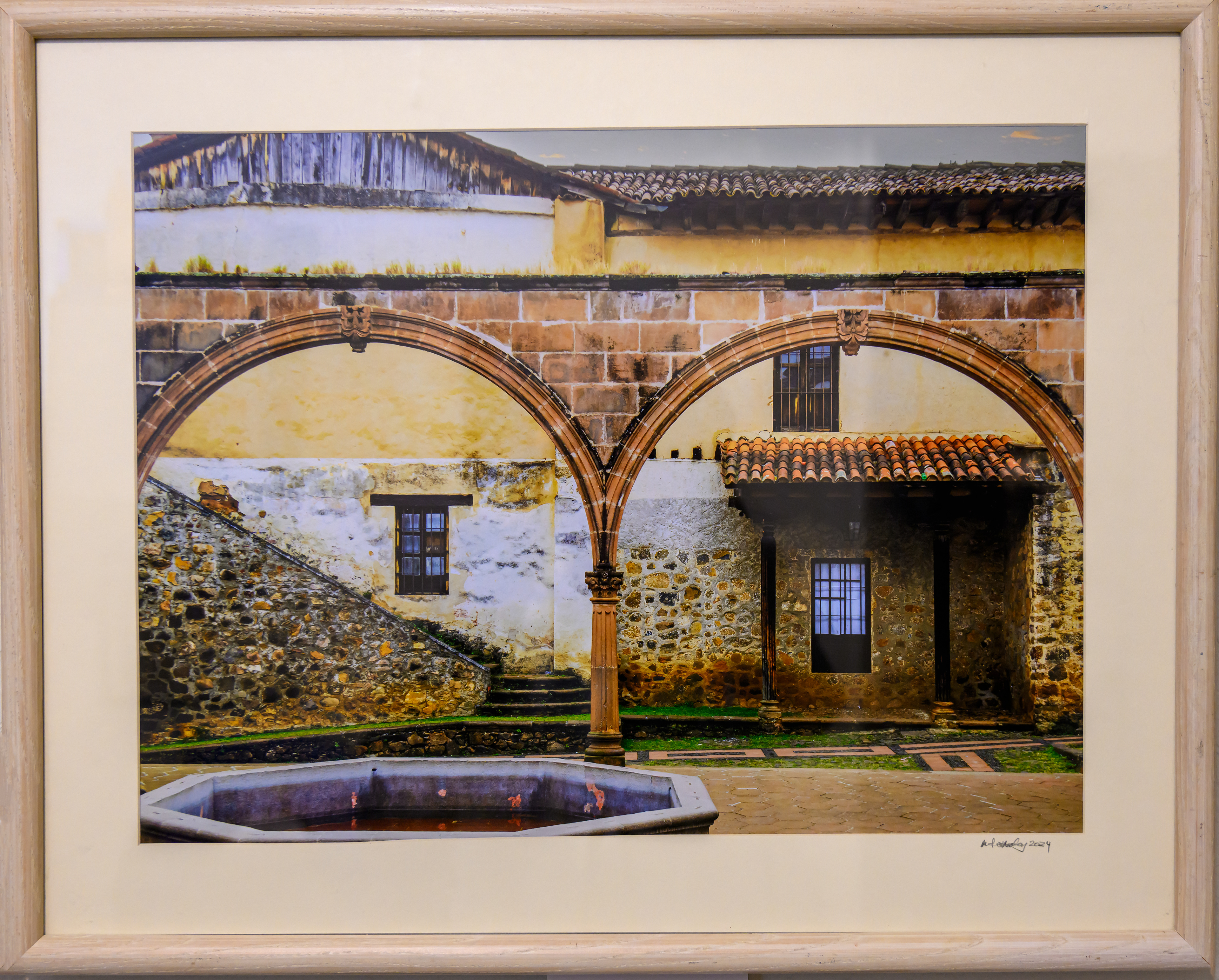 Arches in Courtyard - Patzcuaro