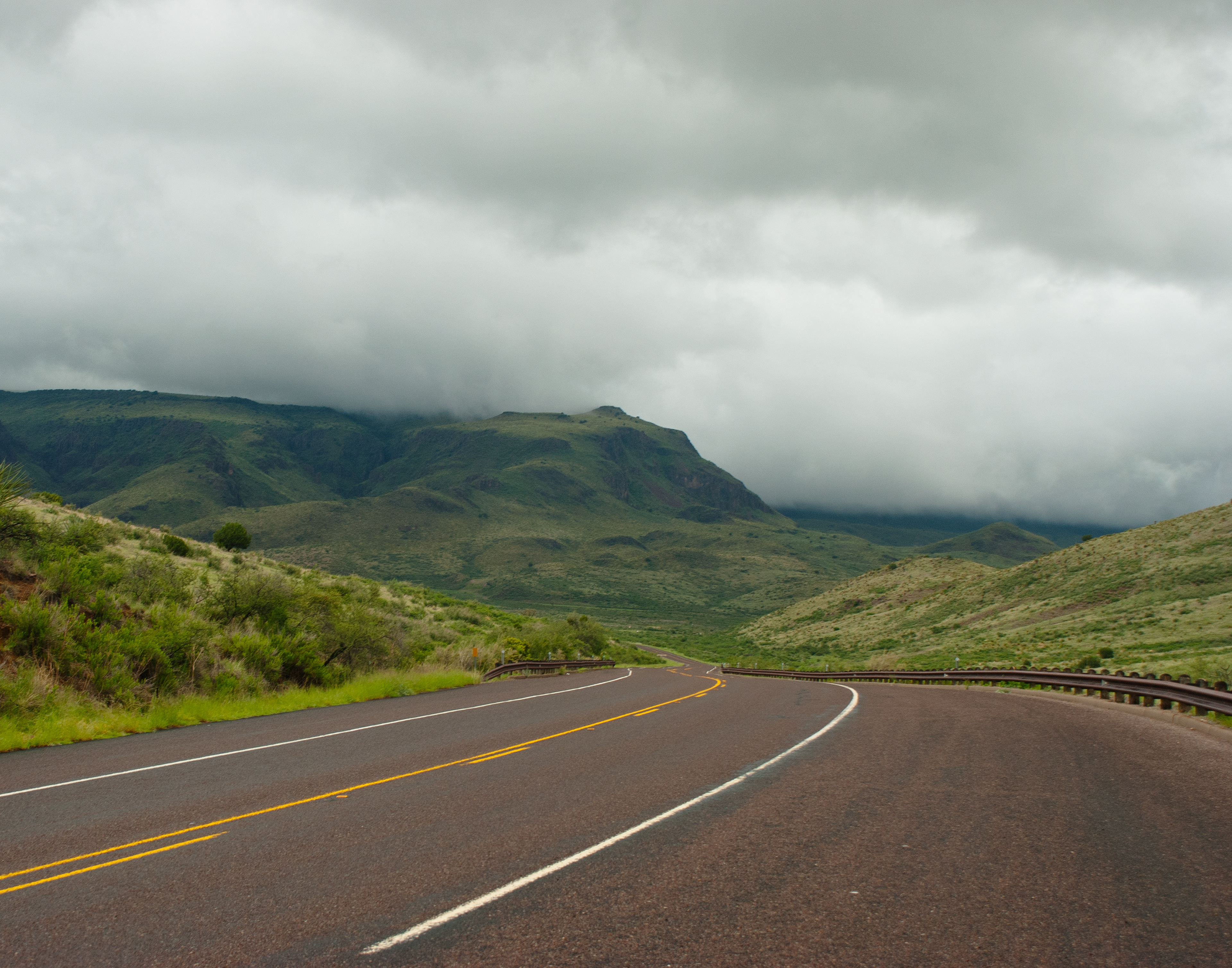 Road in Davis Mountains Texas