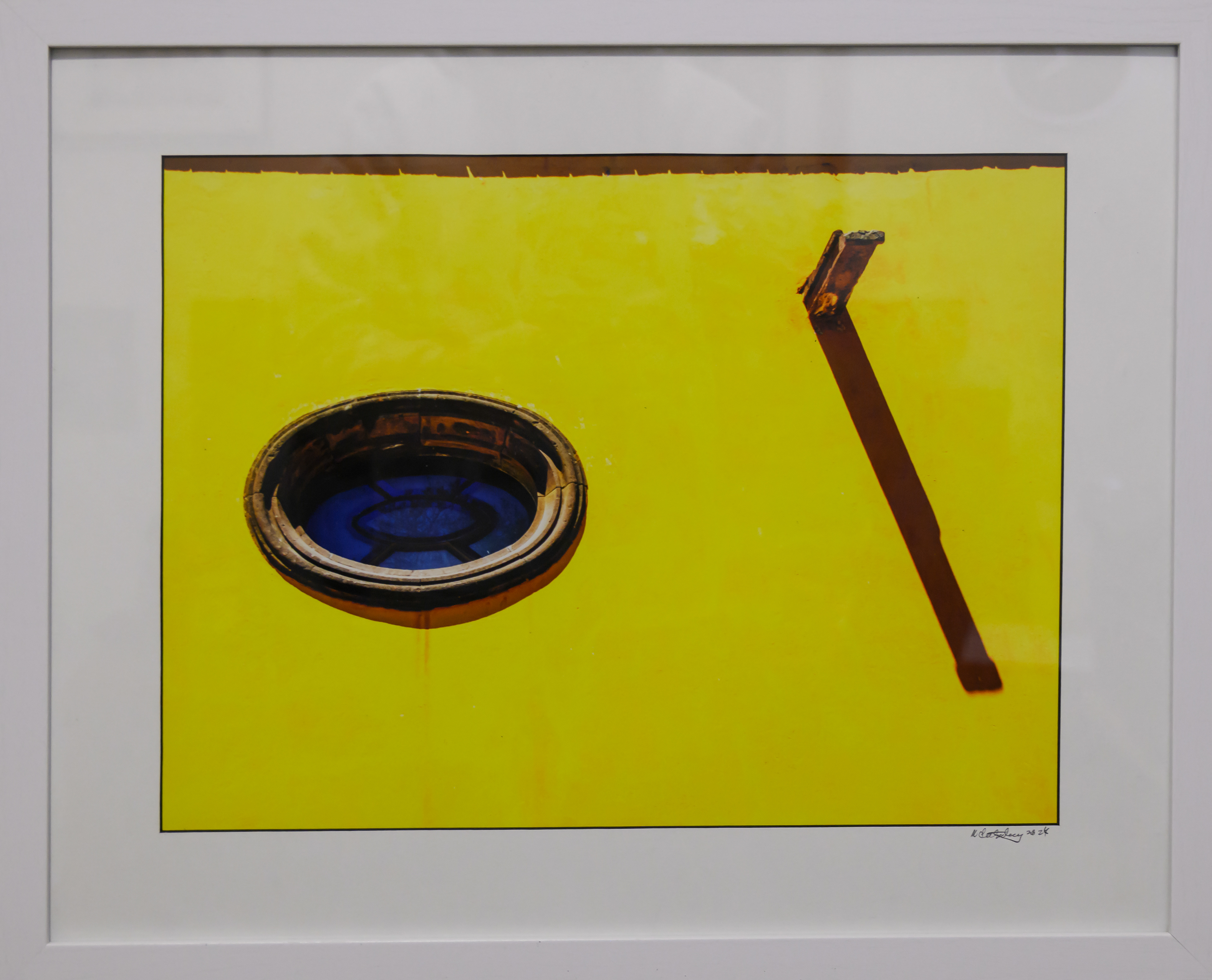 Oval Window on Yellow Wall - San Miguel de Allende