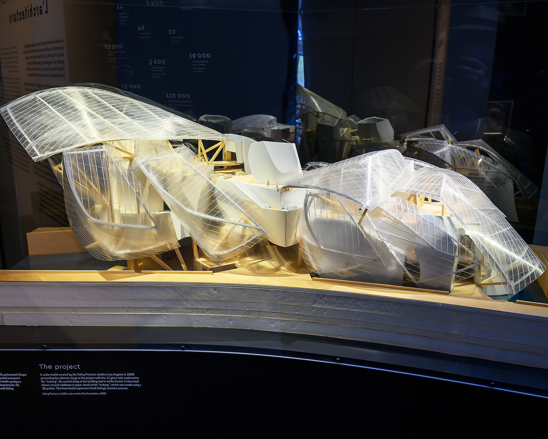 Frank Gehry Model of Foundation Louis Vuitton