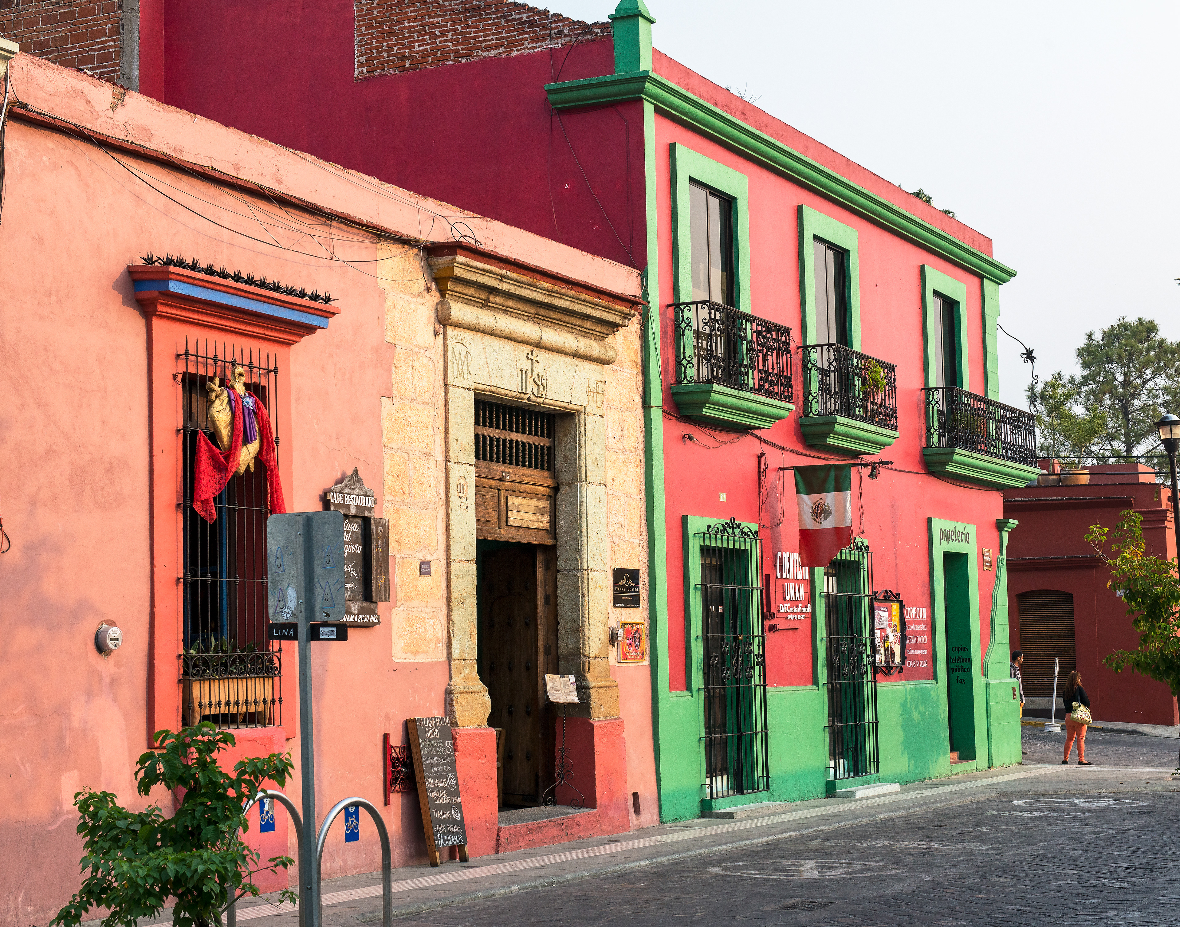Colorful Building in Oaxaca