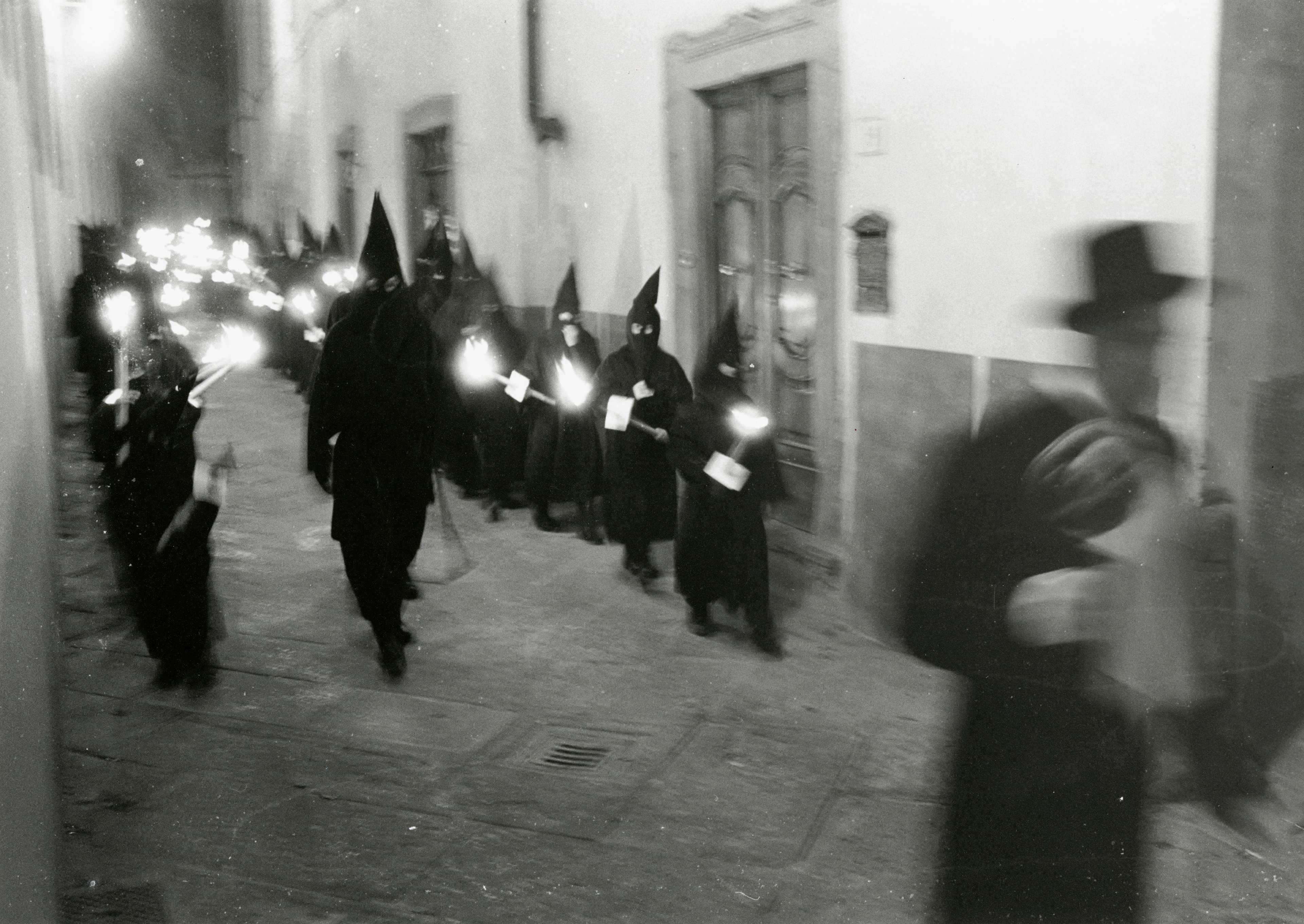 Traditional Easter procession in Castiglion Fiorentino, Italy