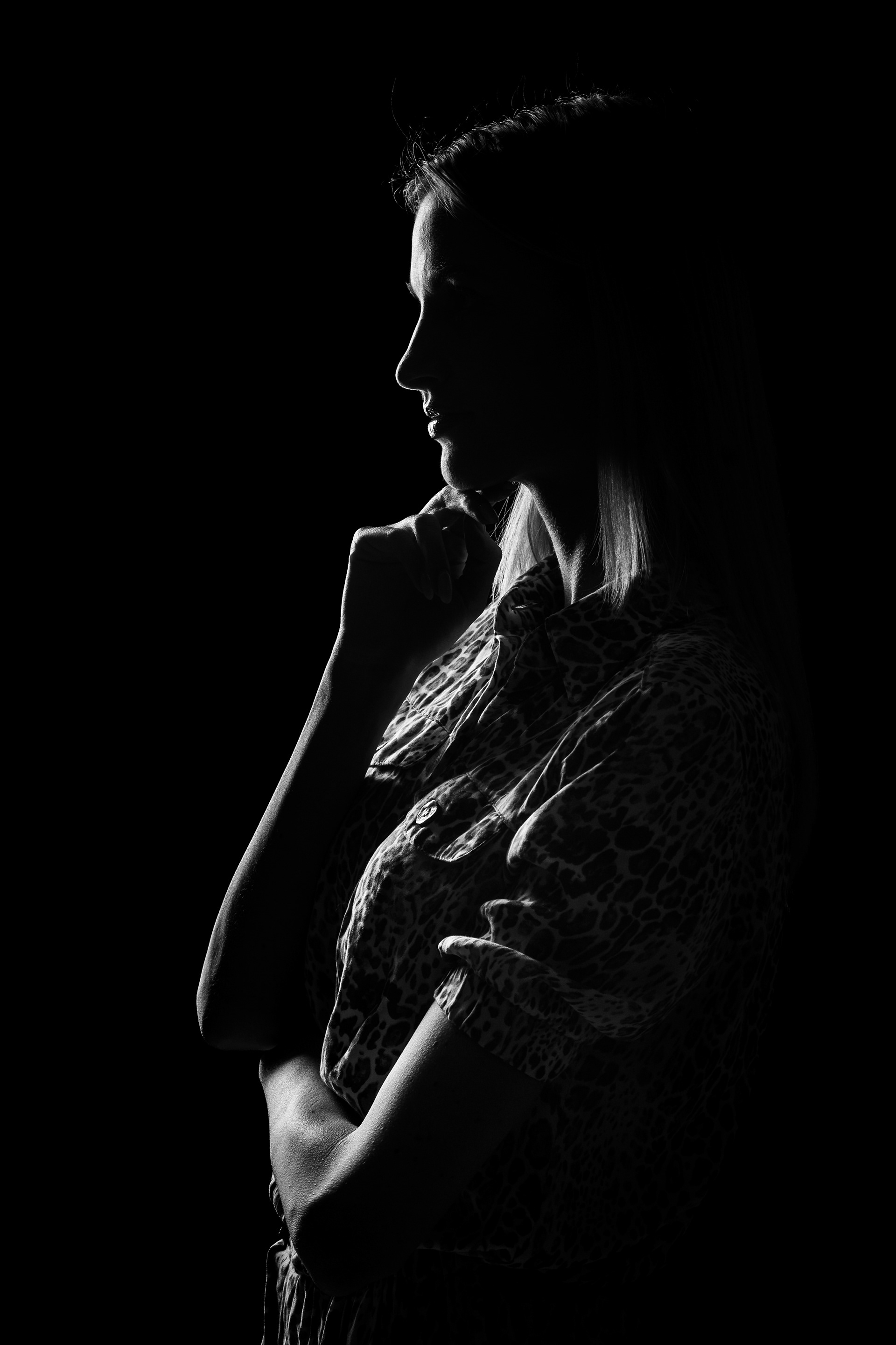 B&W from the studio lighting workshop with Martin Lukeš