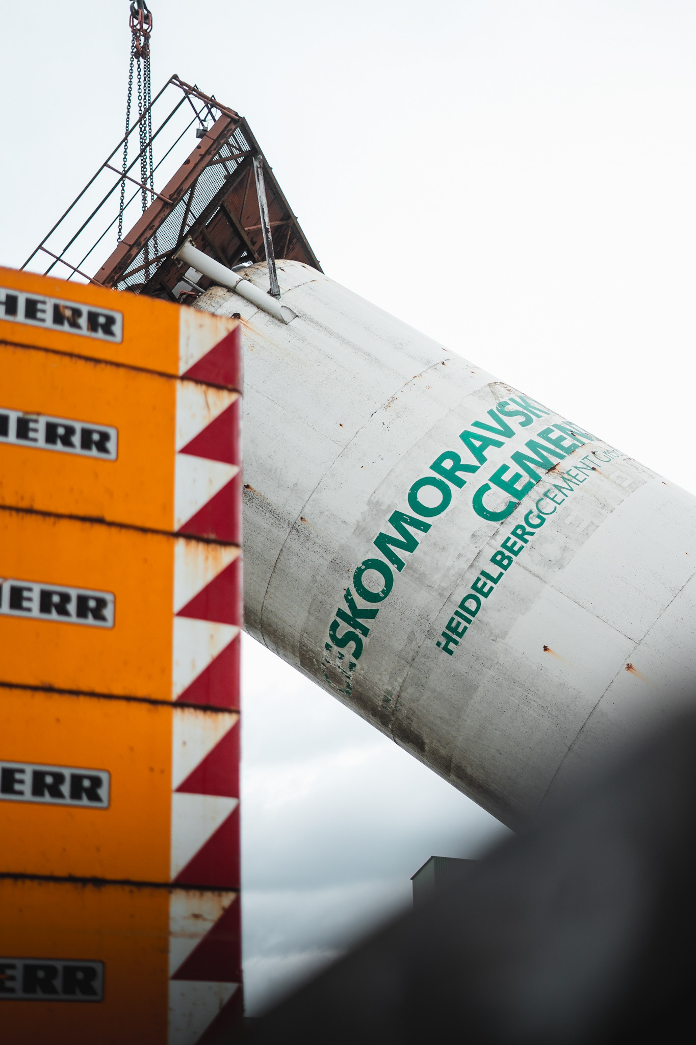 Coal silo demolition