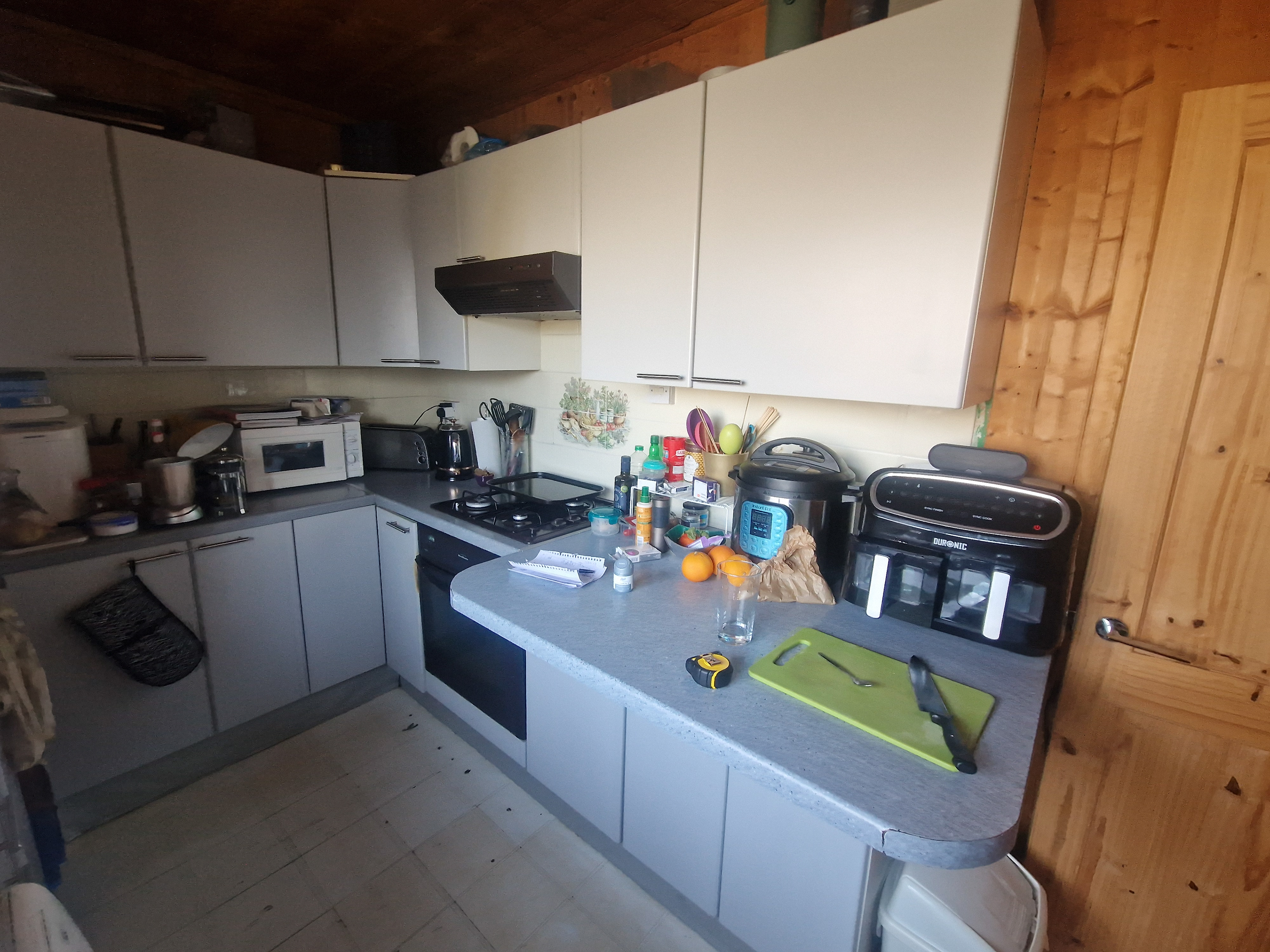OVERSIZE BREAKFAST BAR MAKING ROOM INACCESIBLE FOR TWO PEOPLE