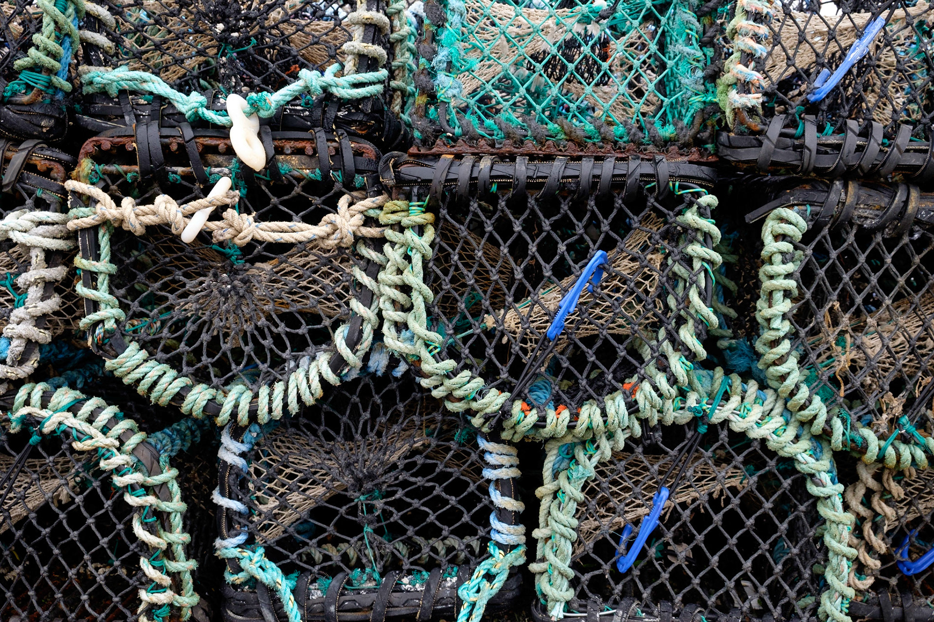 Fishing pots, Leverburgh Pier, Isle of Harris